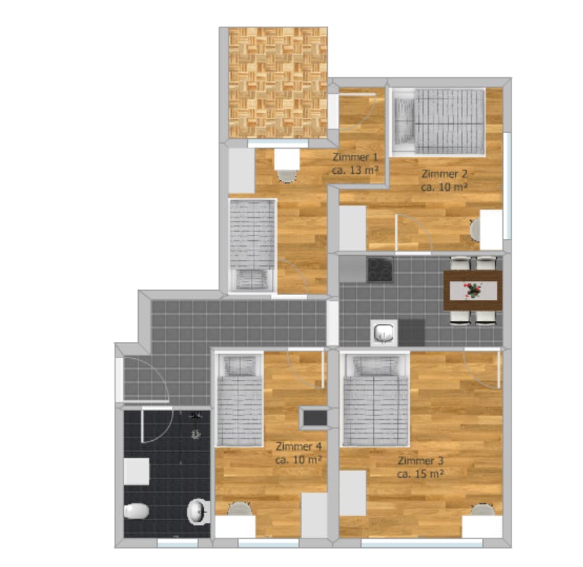 Single room Munich, 10m² — photo 9