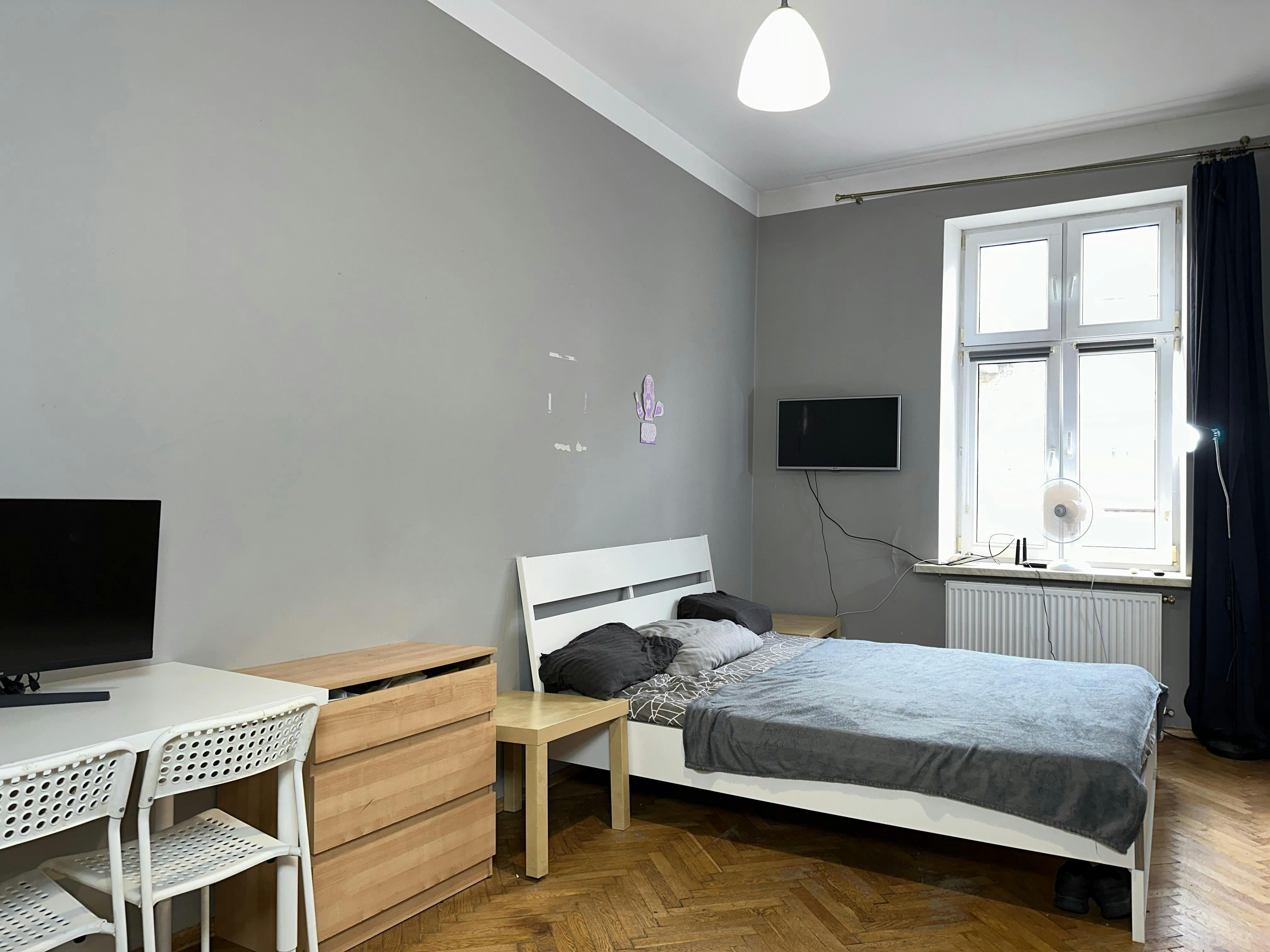 Privat rum att hyra för 1 290 PLN i månaden i Cracow, ulica Józefa Dietla