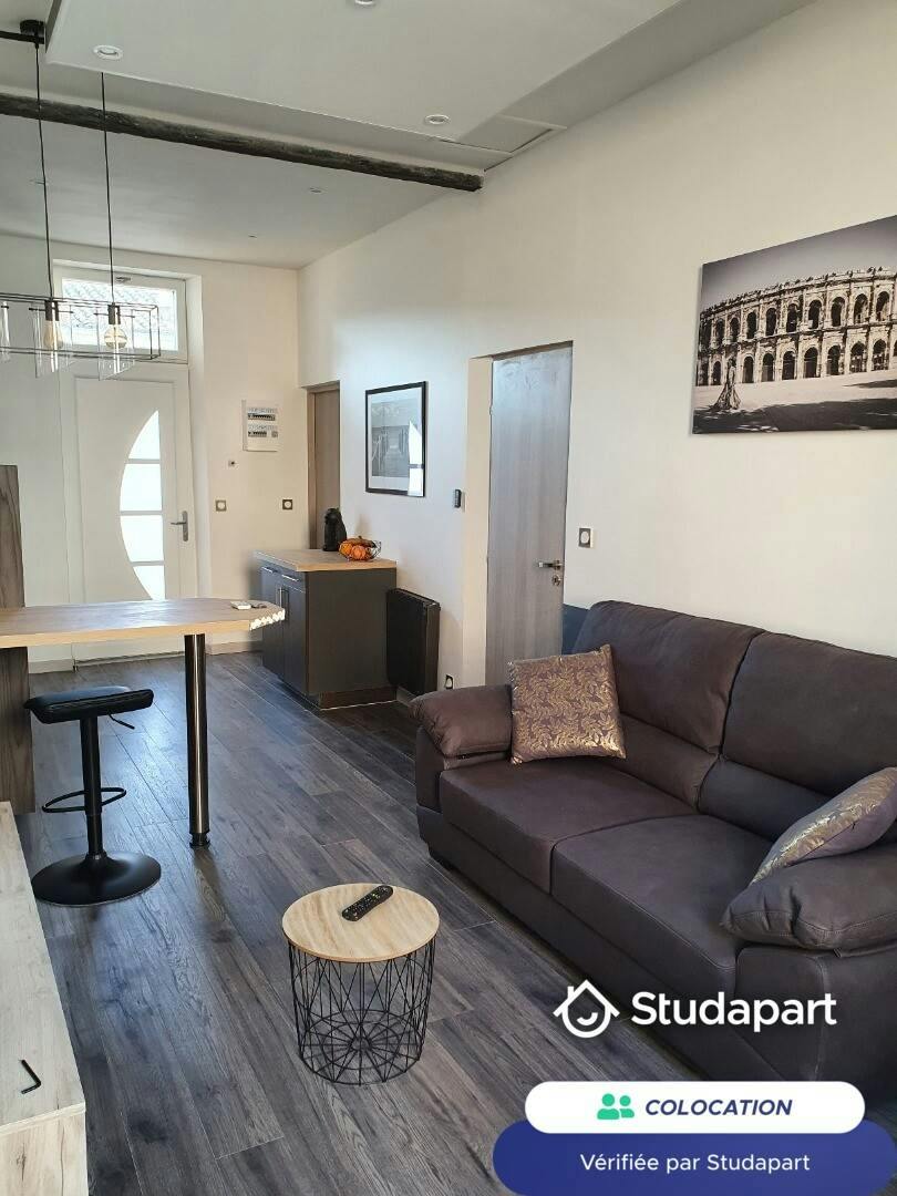 私人房间 正在以 €420 的月租出租，其位于 Nîmes, Rue Flamande