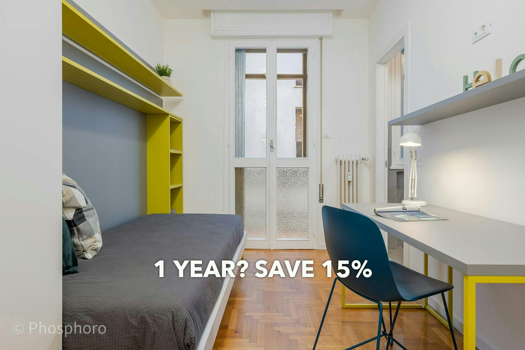 Single room Padova, 1 bed, 9m² — photo 685