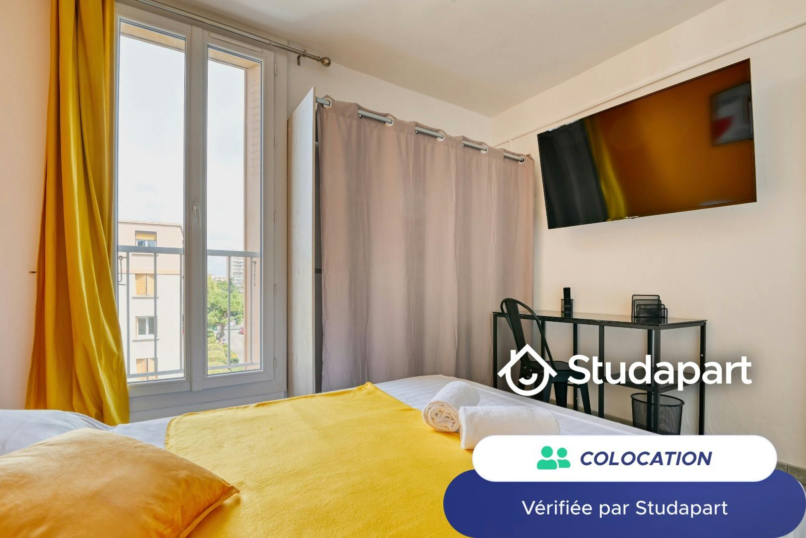 Private room for rent on Boulevard Romain Rolland, Marseille – pohled 3