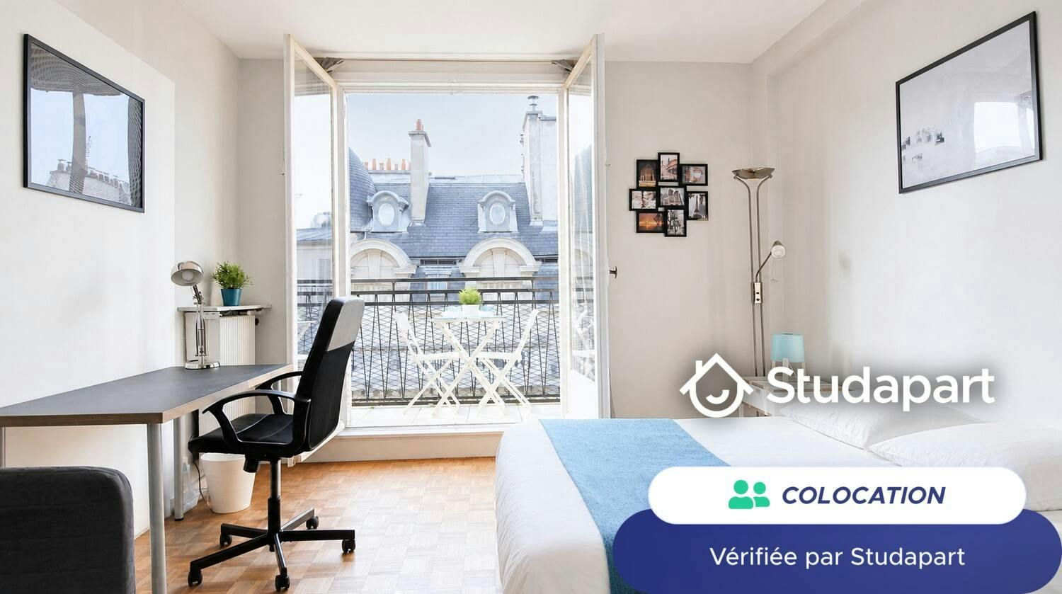 Private room for rent on Rue Duret, Paris - Vue 4