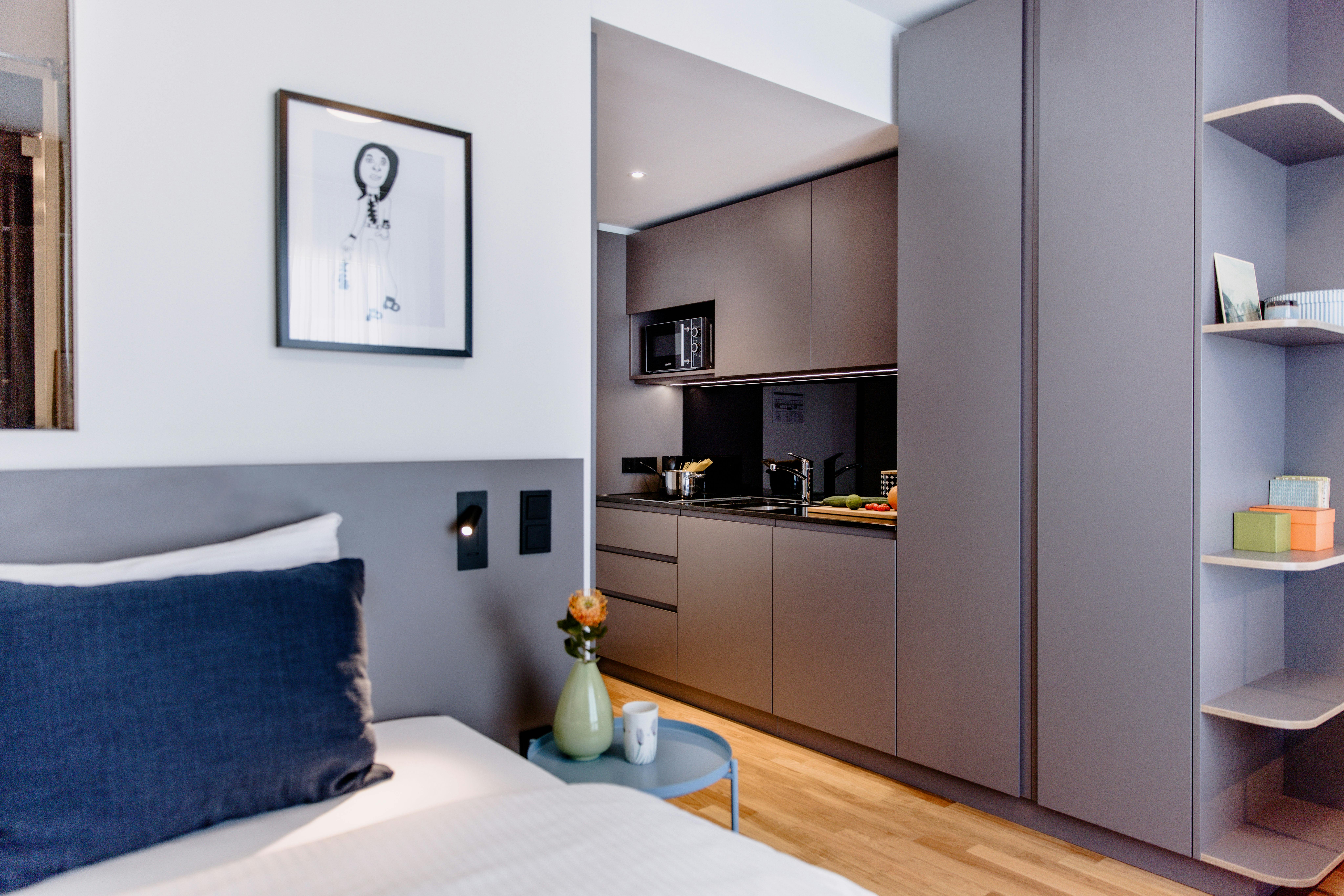 Studio for rent for €990 per month in Munich, Margarete-Steiff-Straße