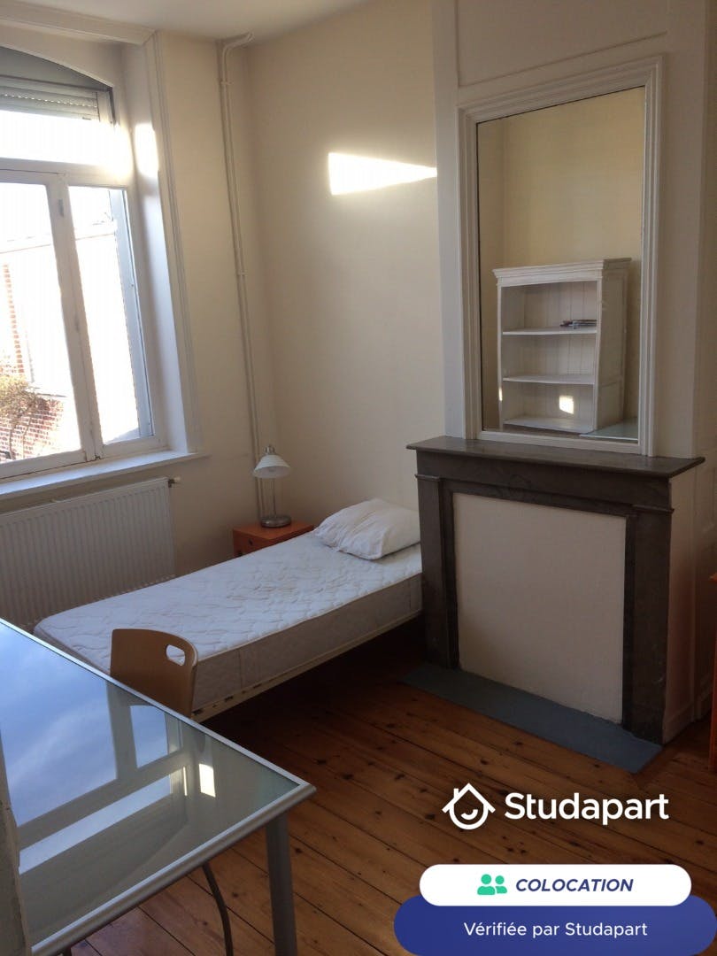 Private room for rent on Place Alexandre Dumas, Lille - Vue 5