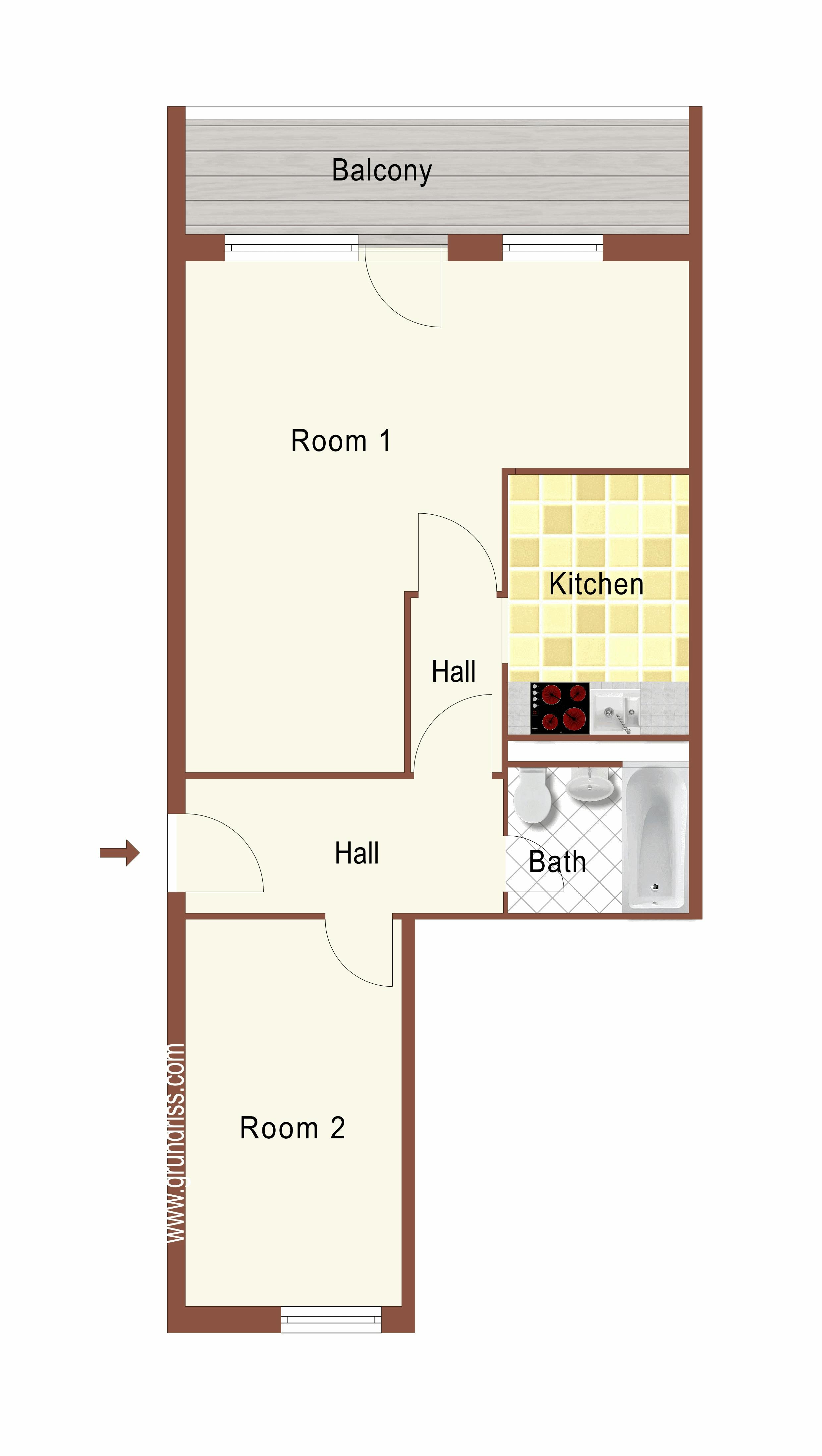 Квартира за оренду для 1 295 EUR на місяць у Berlin, Alt-Buch