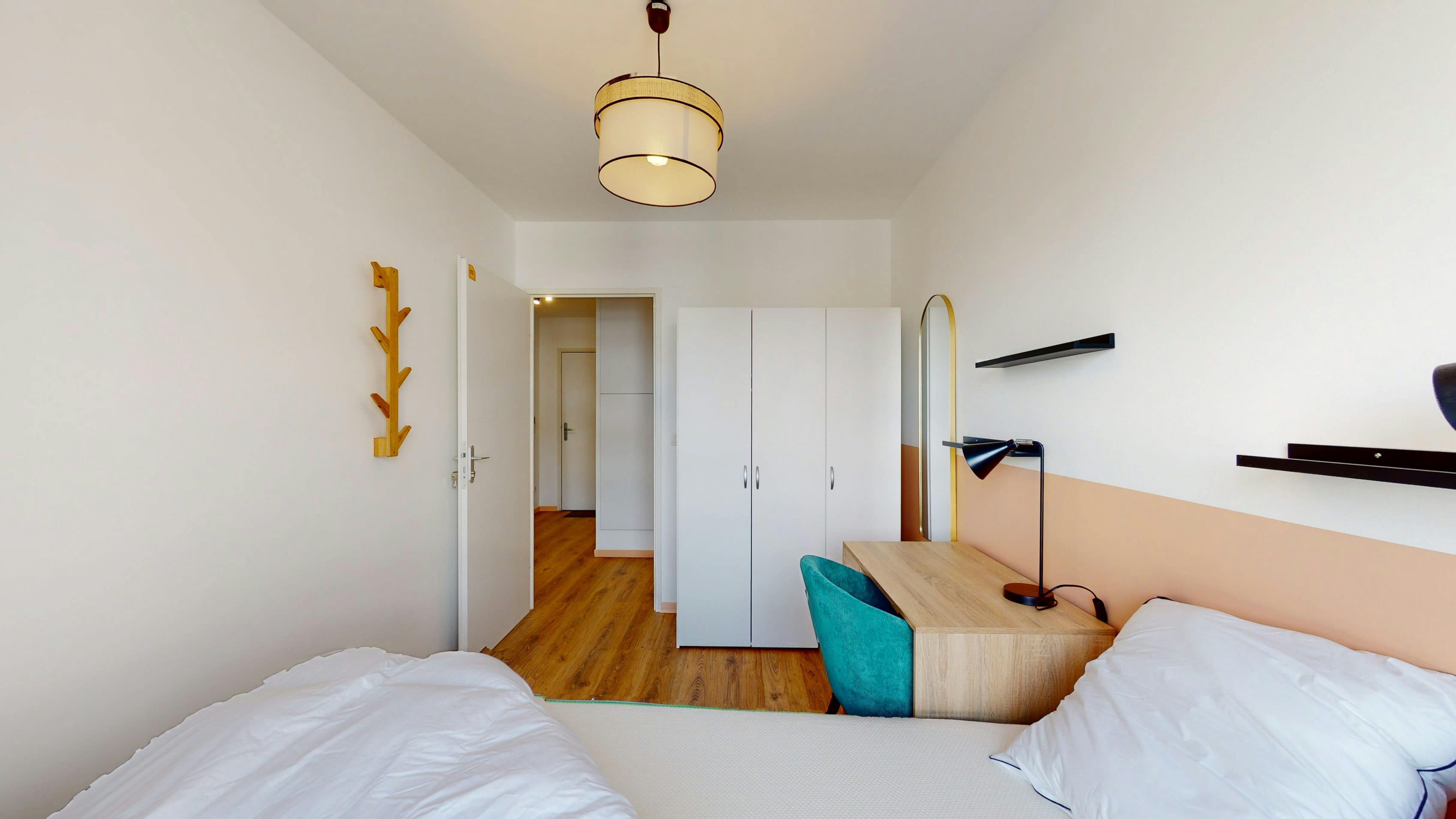 Single room Bordeaux, 1 bed, 9m² — photo 22