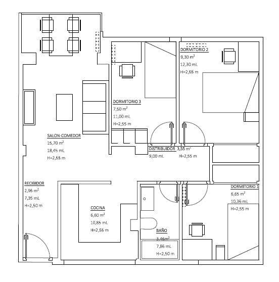 Apartment Madrid, 82m² — photo 31
