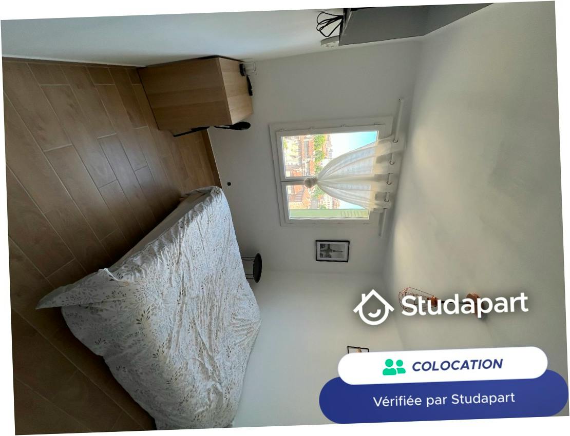 Private room for rent on Rue de Crimée, Marseille - Vue 3