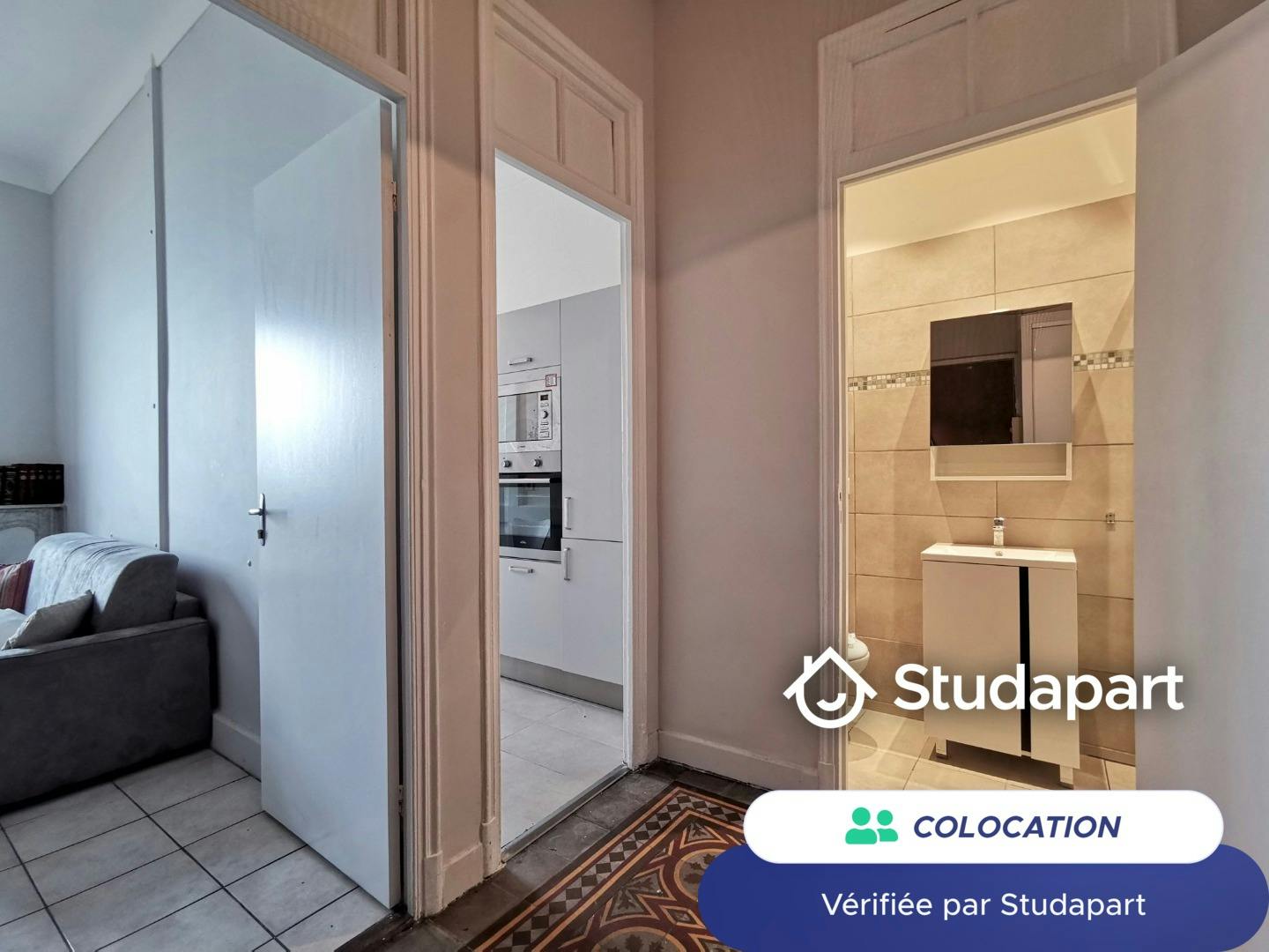 WG-Zimmer zu mieten für 480 € pro Monat in Nice, Avenue de la Californie