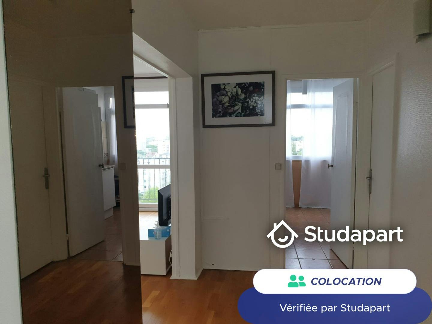 Private room for rent for €420 per month in Mont-Saint-Aignan, Parc de la Touques