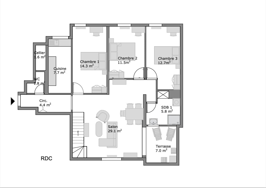 Apartment Champs-Sur-Marne, 125m² — photo 25