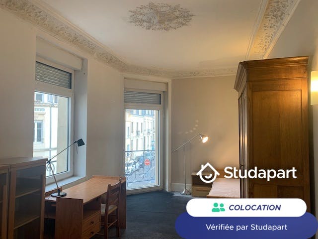 Отдельная комната сдается в аренду за 290 € в месяц в Nancy, Rue Kléber