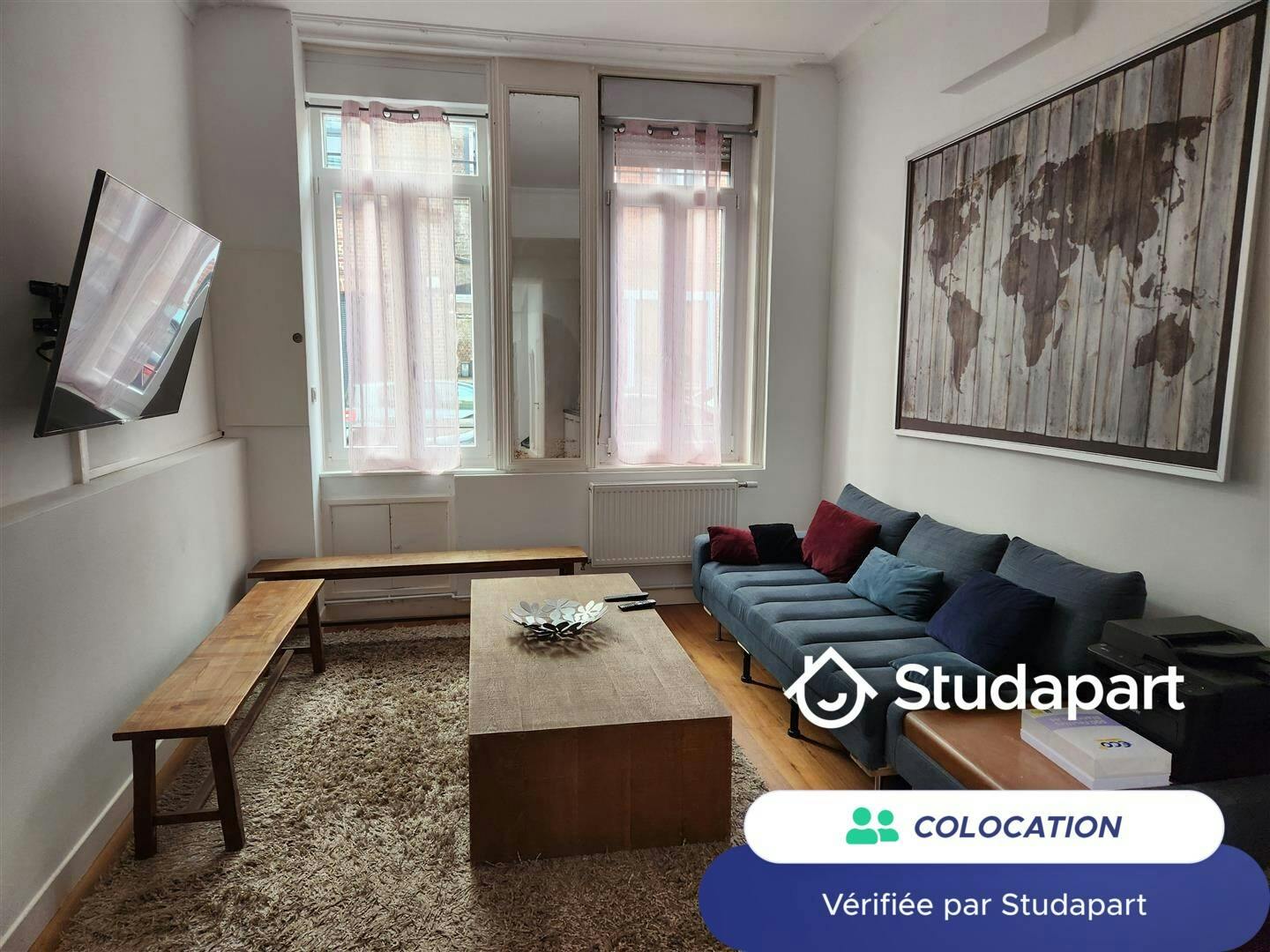 Private room for rent for €490 per month in Roubaix, Rue d'Isly