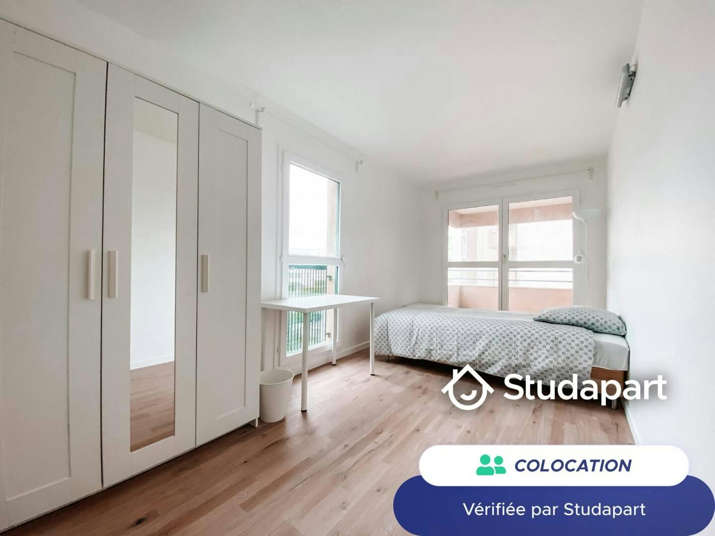 私人房间 正在以 €550 的月租出租，其位于 Torcy, Rue Pierre Mendès France