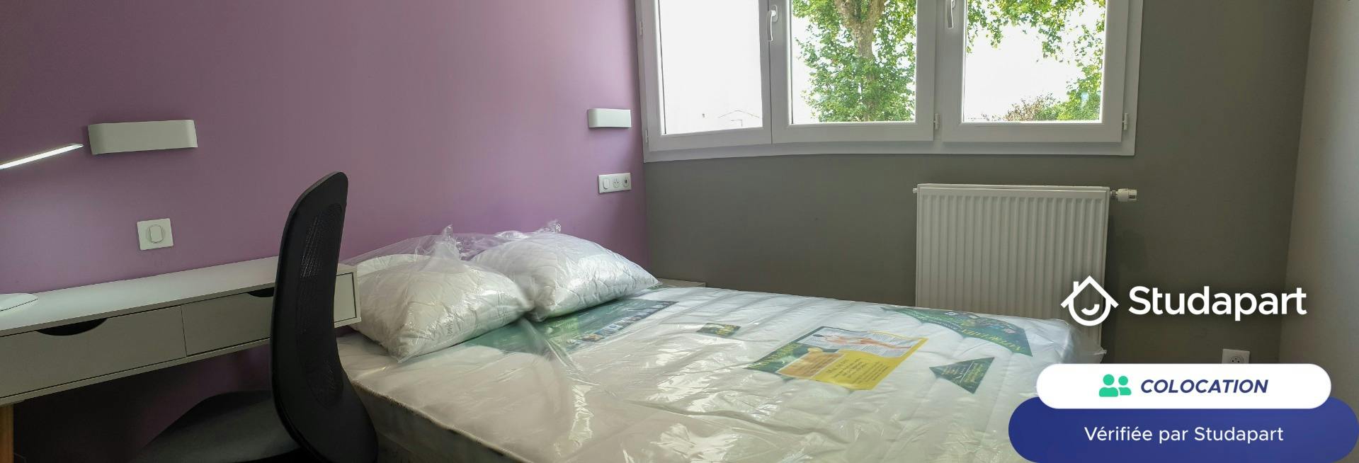 Private room for rent on Rue du Haut-Brion, Bordeaux - Vue 5