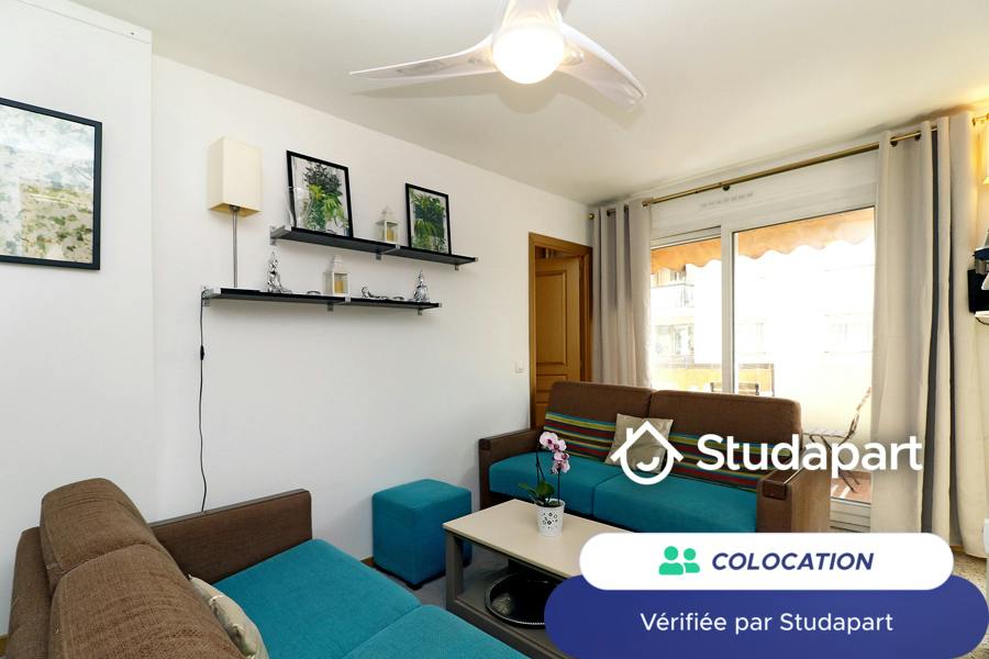 Privé kamer te huur voor € 630 per maand in Nice, Rue Auguste Pégurier