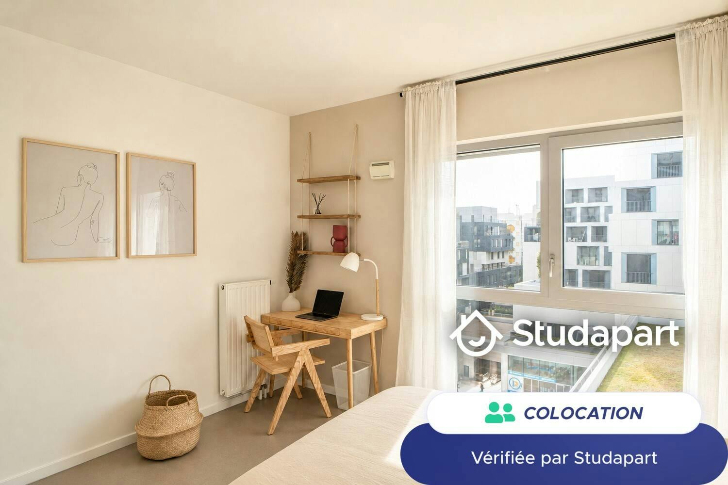 Private room for rent on Boulevard MacDonald, Paris - Vue 4