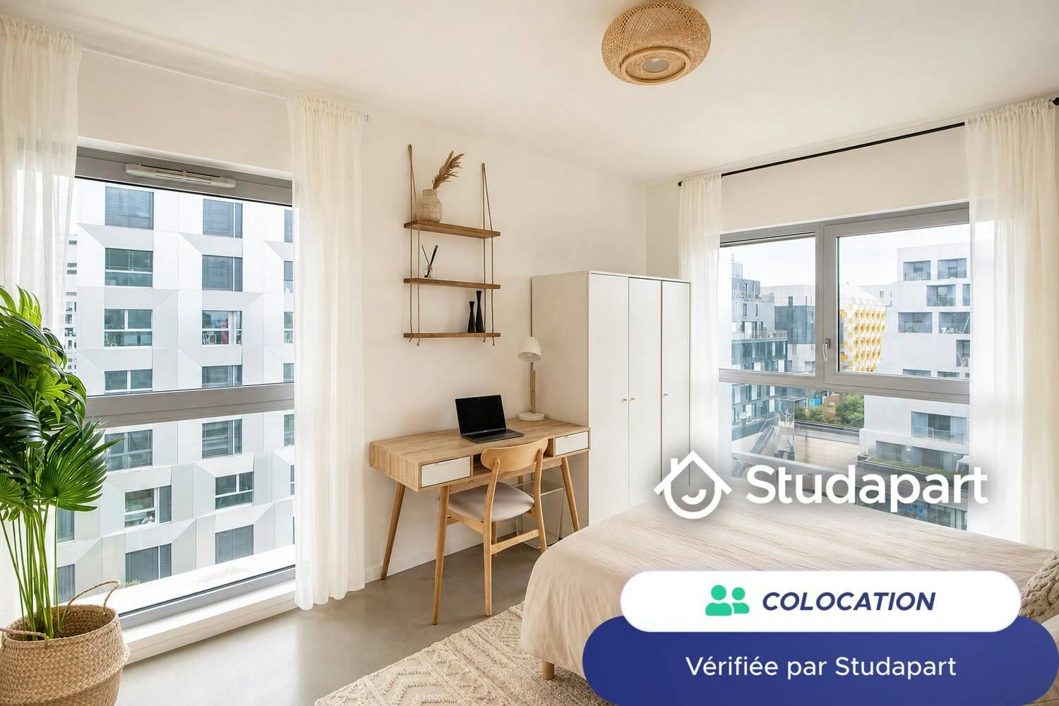 Private room for rent on Boulevard MacDonald, Paris - Vue 5