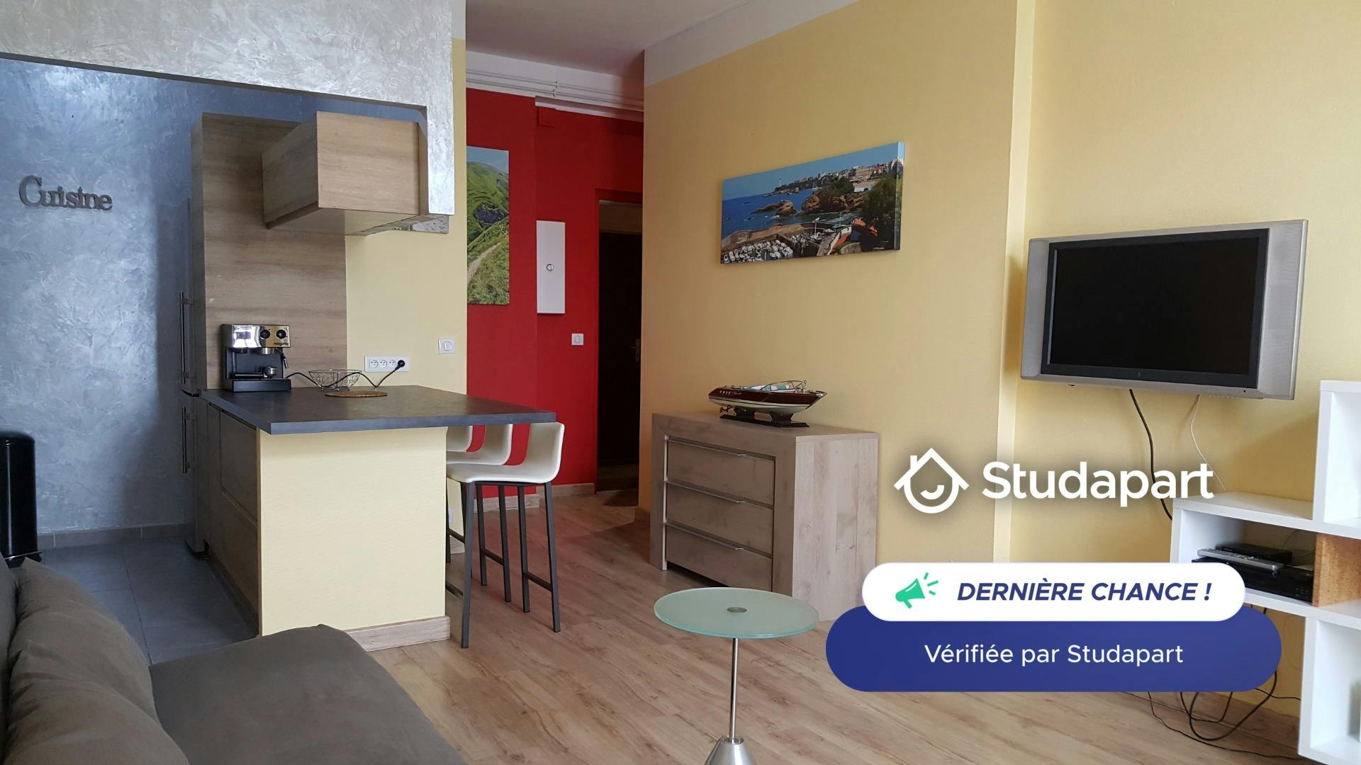 Квартира сдается в аренду за 930 € в месяц в Biarritz, Rue Paul Grangier