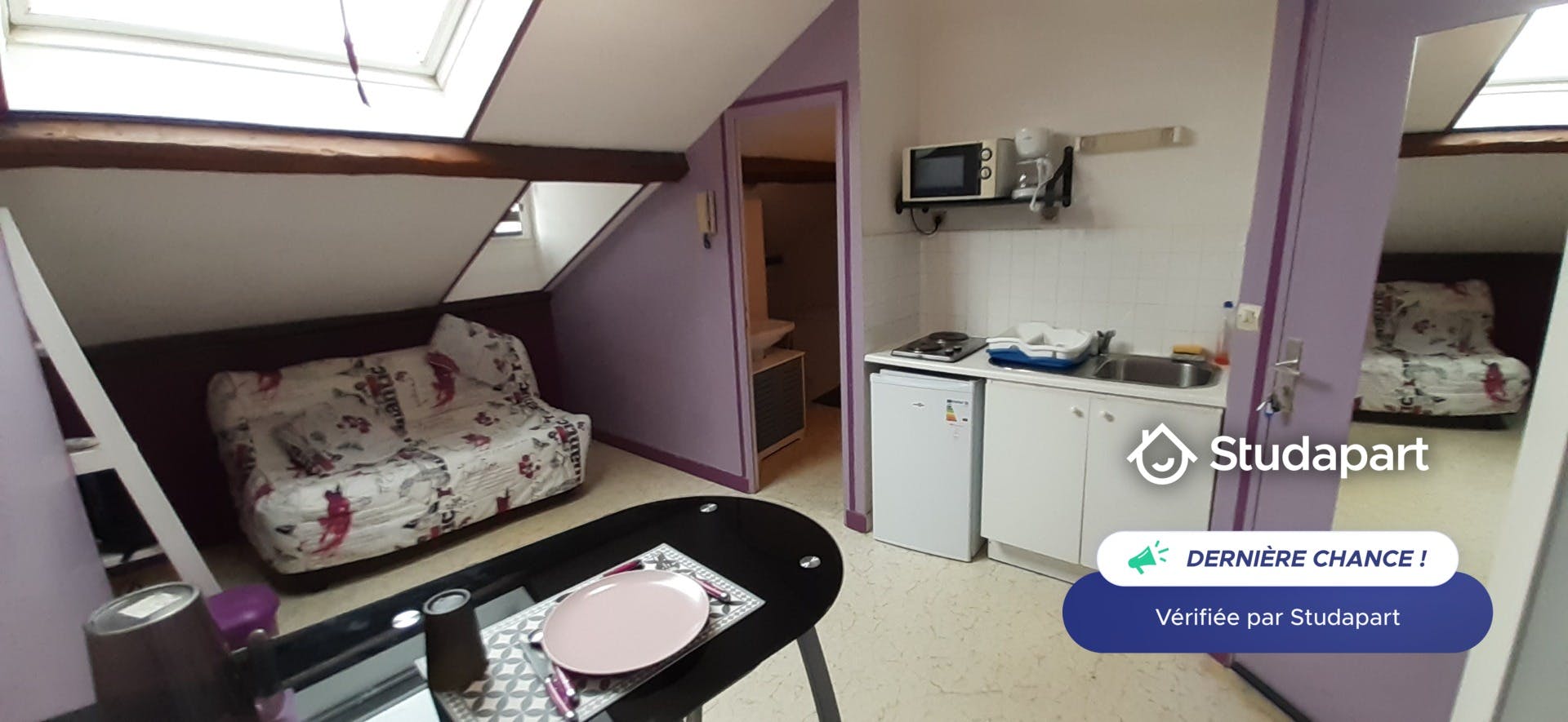 Appartement à louer pour 400 €/mois à Reims, Avenue Jean Jaurès