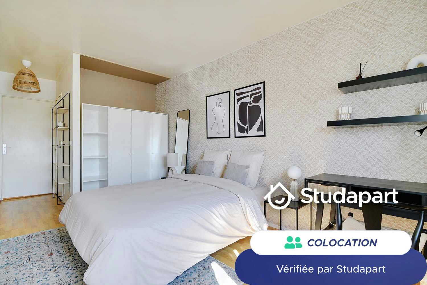 Private room for rent for €710 per month in Puteaux, Rue Volta