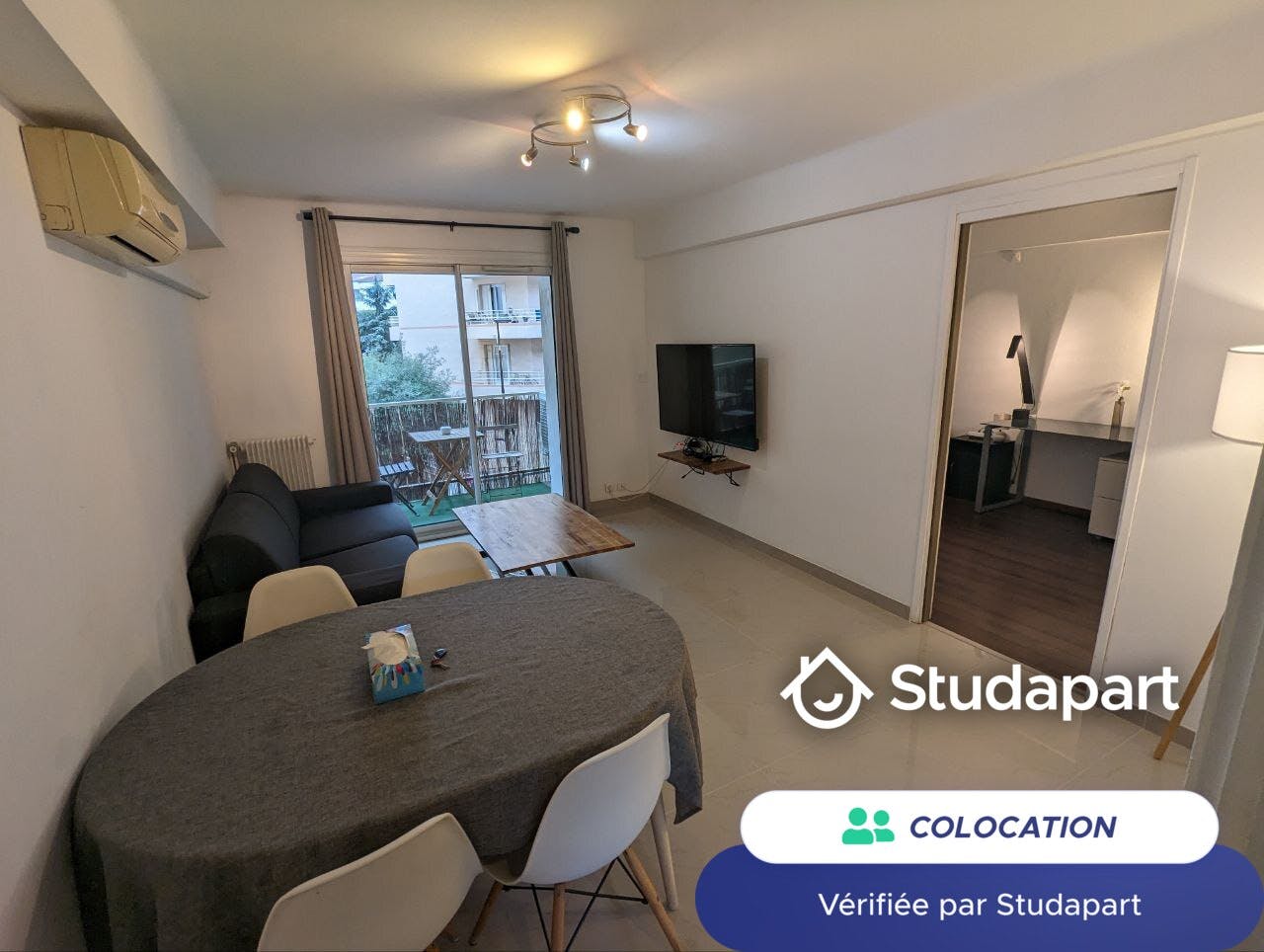 Privat rum att hyra för 510 € i månaden i Antibes, Boulevard du Président Wilson