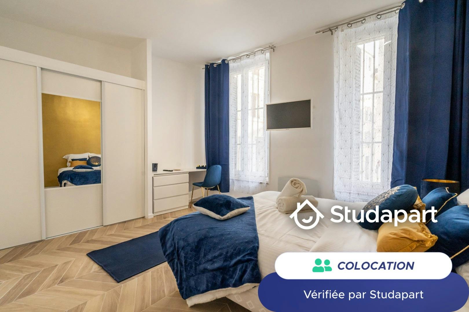 WG-Zimmer zu mieten für 500 € pro Monat in Marseille, Rue Villeneuve