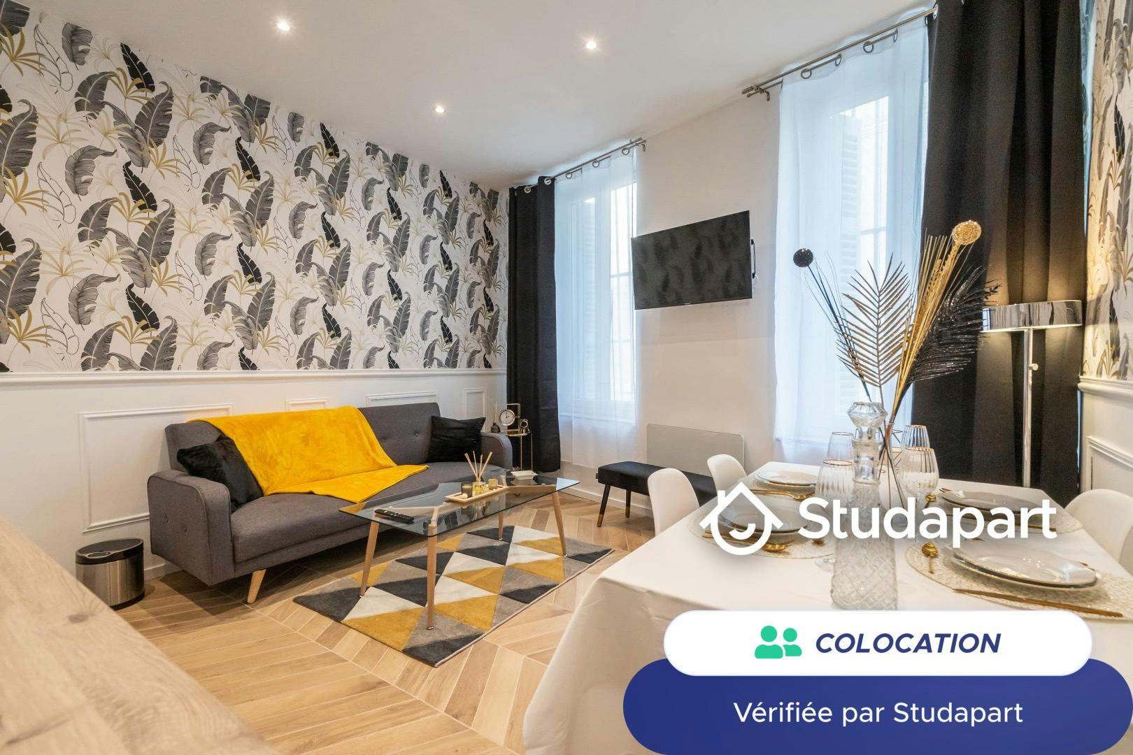 Private room for rent on Rue Villeneuve, Marseille - Vue 3