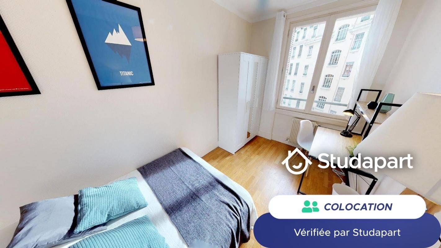 Private room for rent on Rue Garibaldi, Lyon