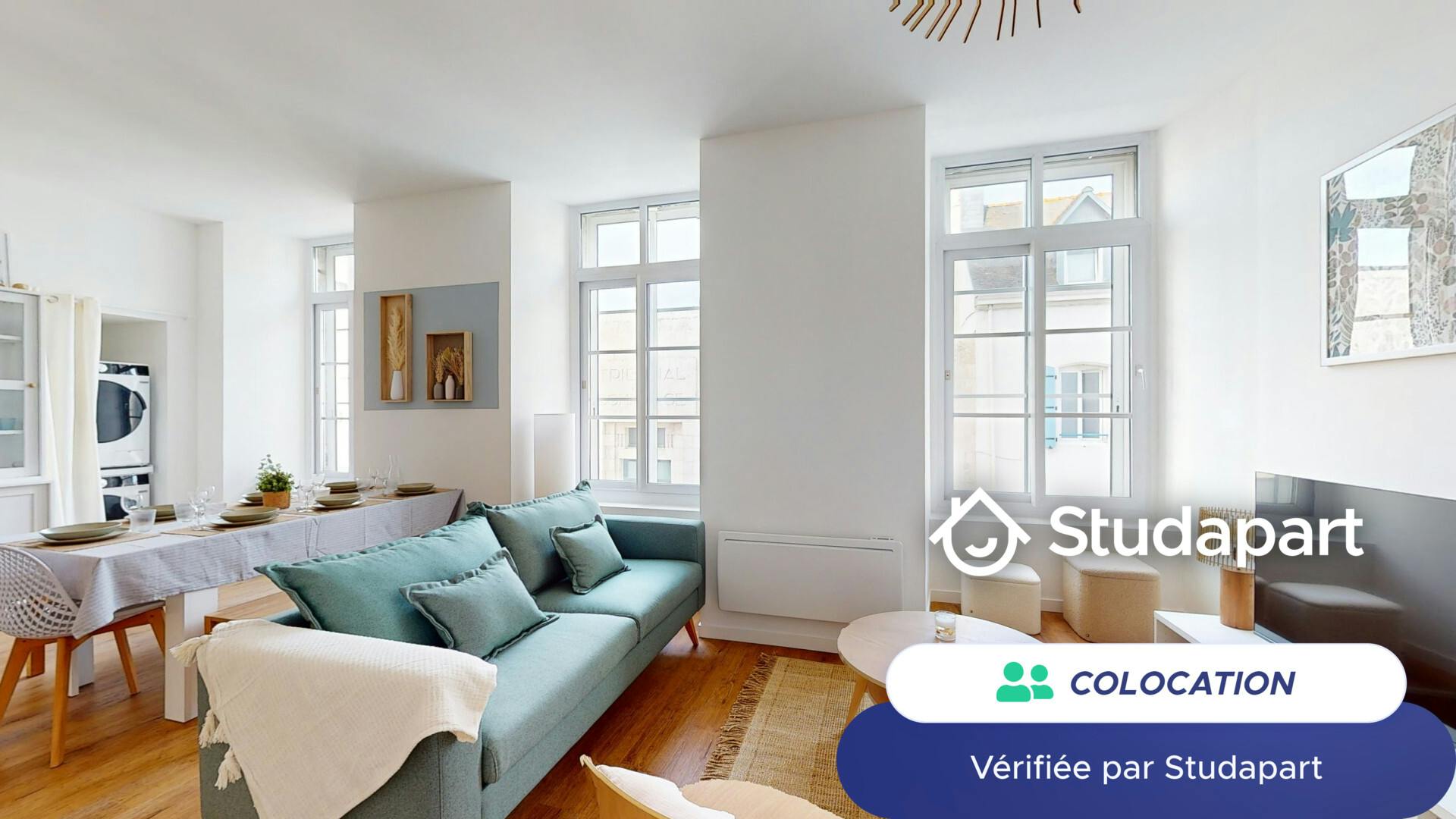 Chambre privée à louer pour 450 €/mois à Lorient, Rue Pasteur