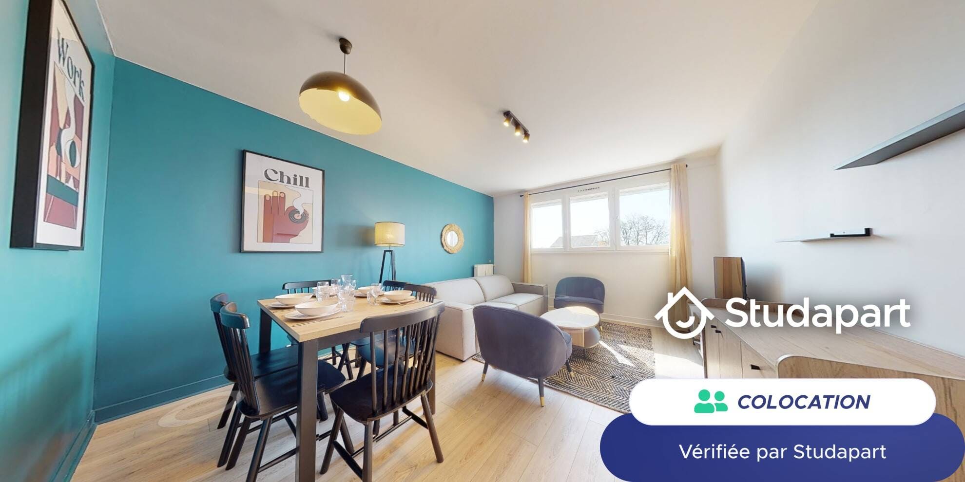 Private room for rent for €413 per month in Cergy, Rue des Touleuses Brunes