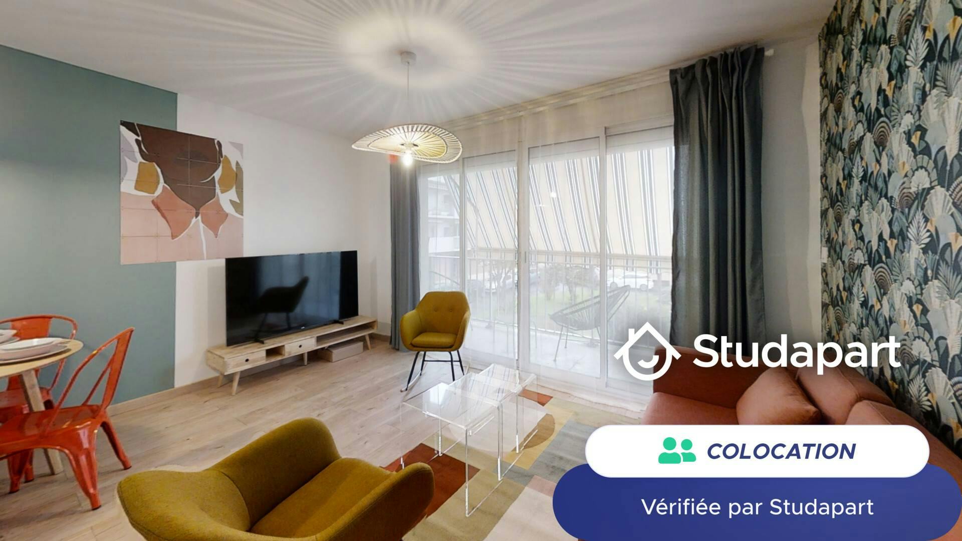 Private room for rent on Rue d'Arcachon, Toulouse