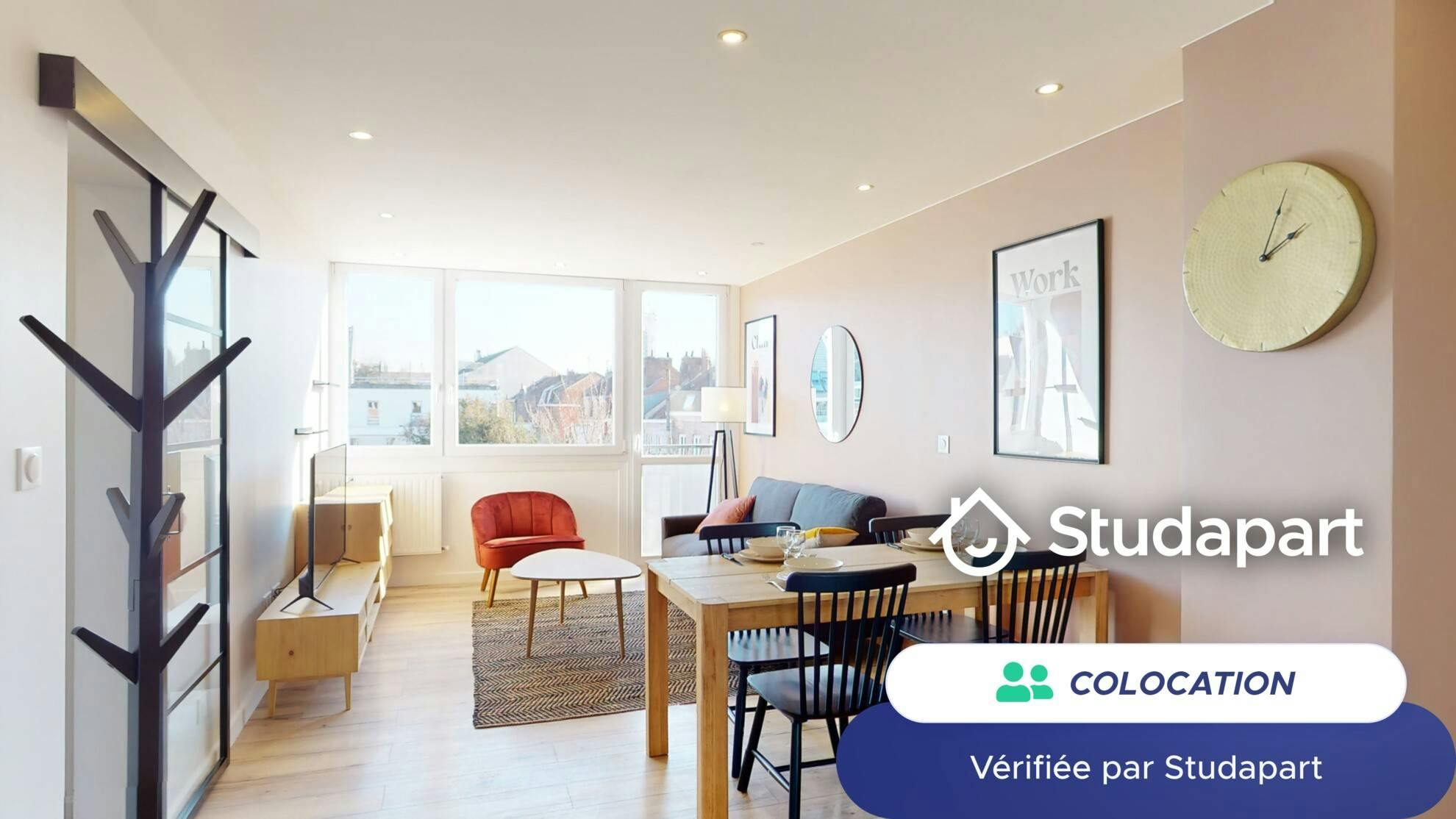 Private room for rent on Rue de la Madeleine, Lille - Plus