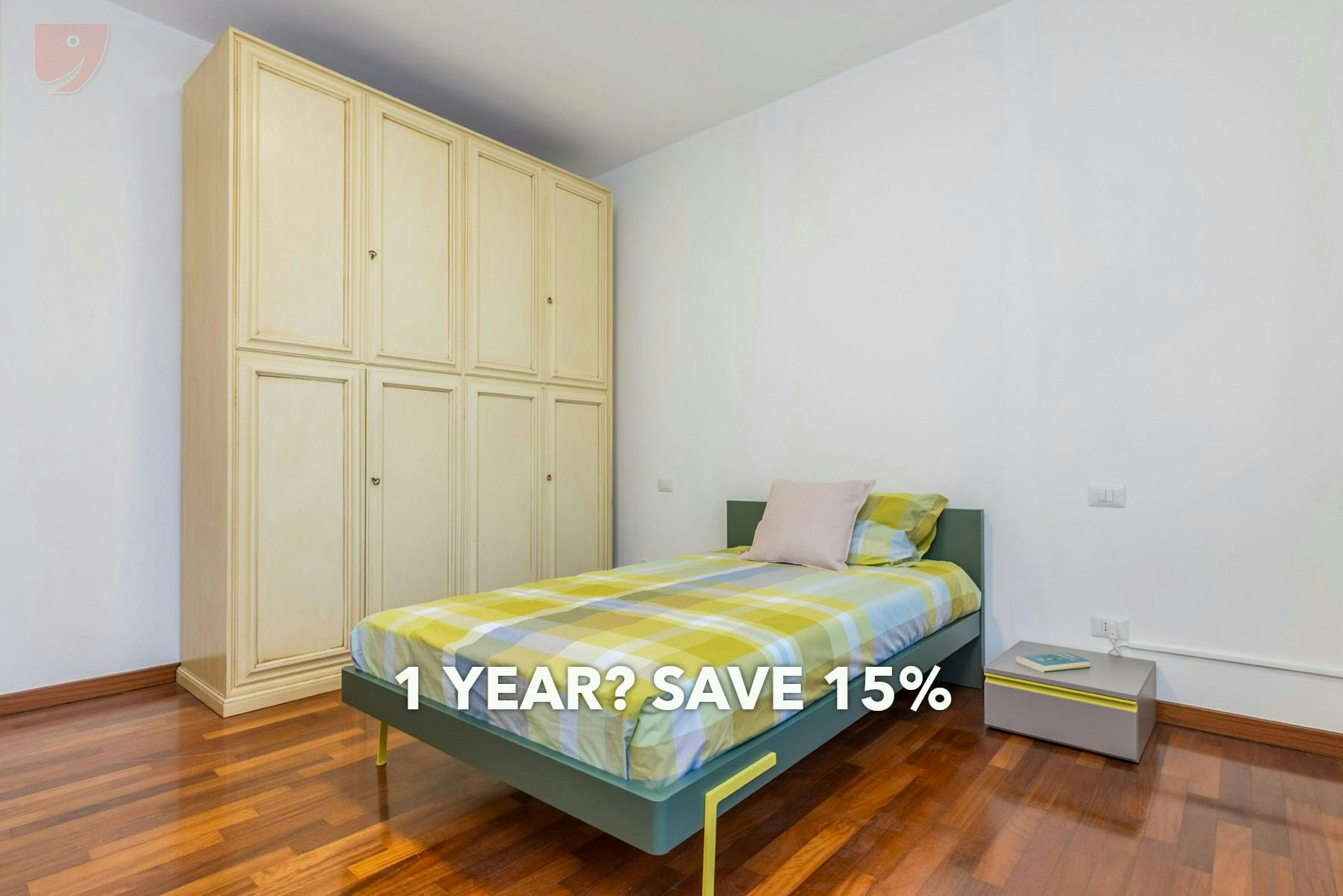 Single room Milan, 1 bed, 15m² — photo 1651