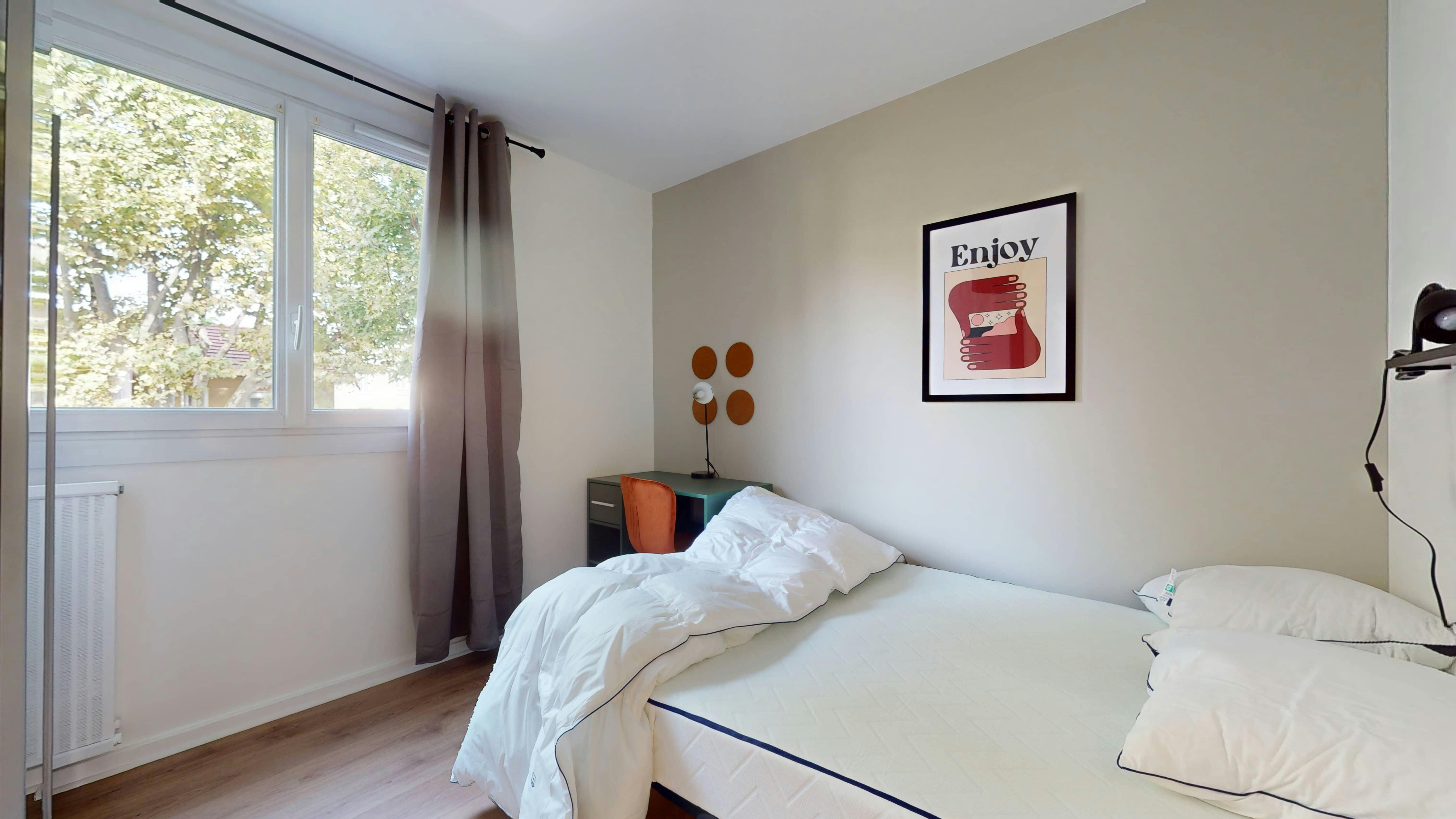 Cameră privată de închiriat pentru 716 EUR pe lună în L’Île-Saint-Denis, Rue René et Isa Lefèvre