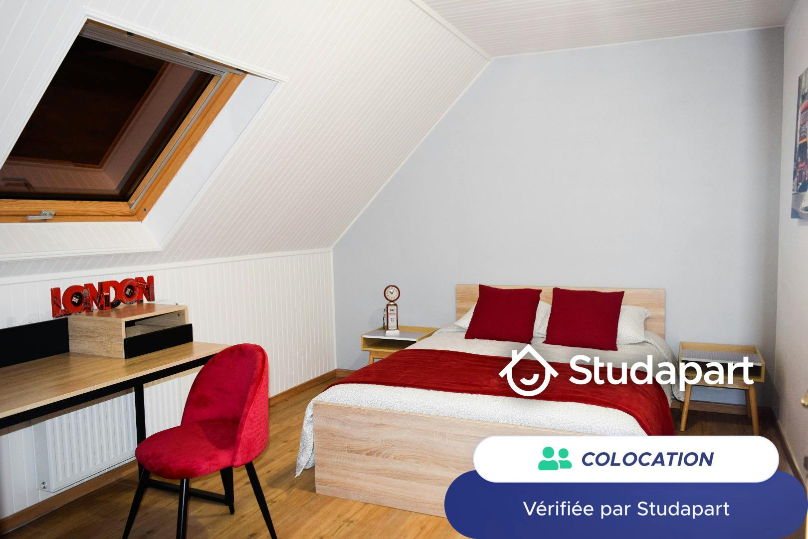 Chambre privée à louer pour 600 €/mois à Émerainville, Rue de la Marnière
