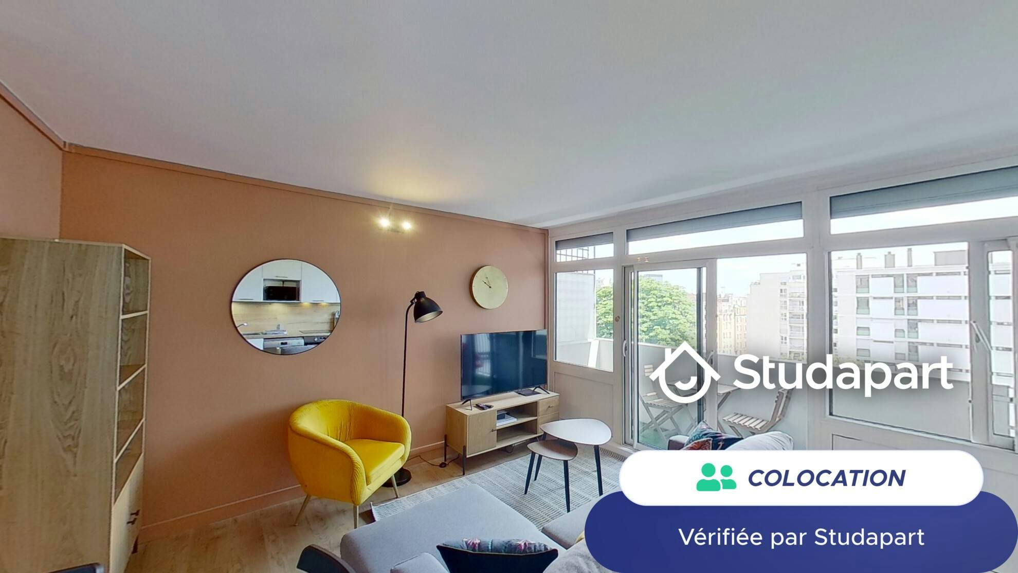 Private room for rent on Rue du Borrégo, Paris - Vue 5