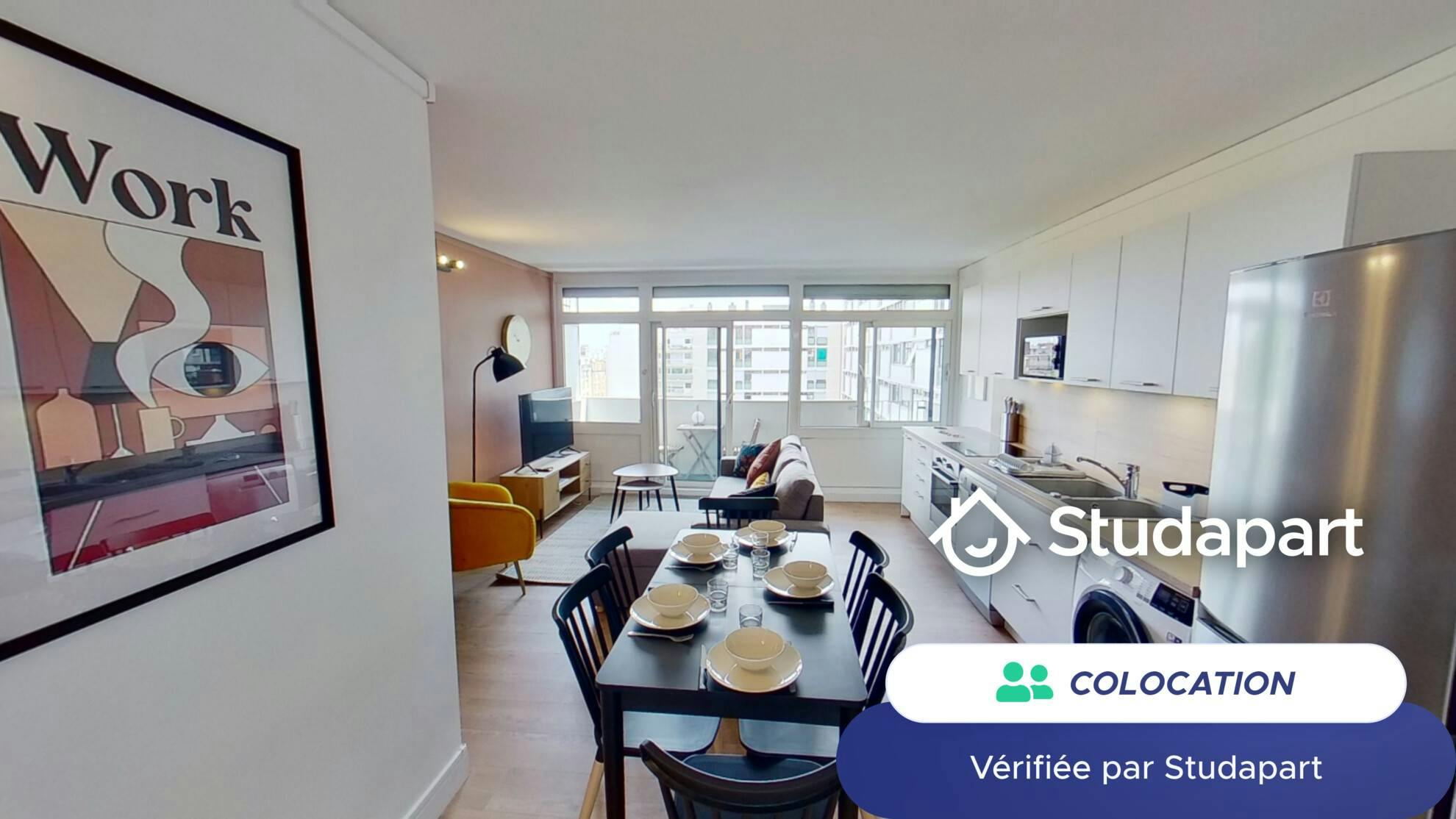 Private room for rent on Rue du Borrégo, Paris - Plus