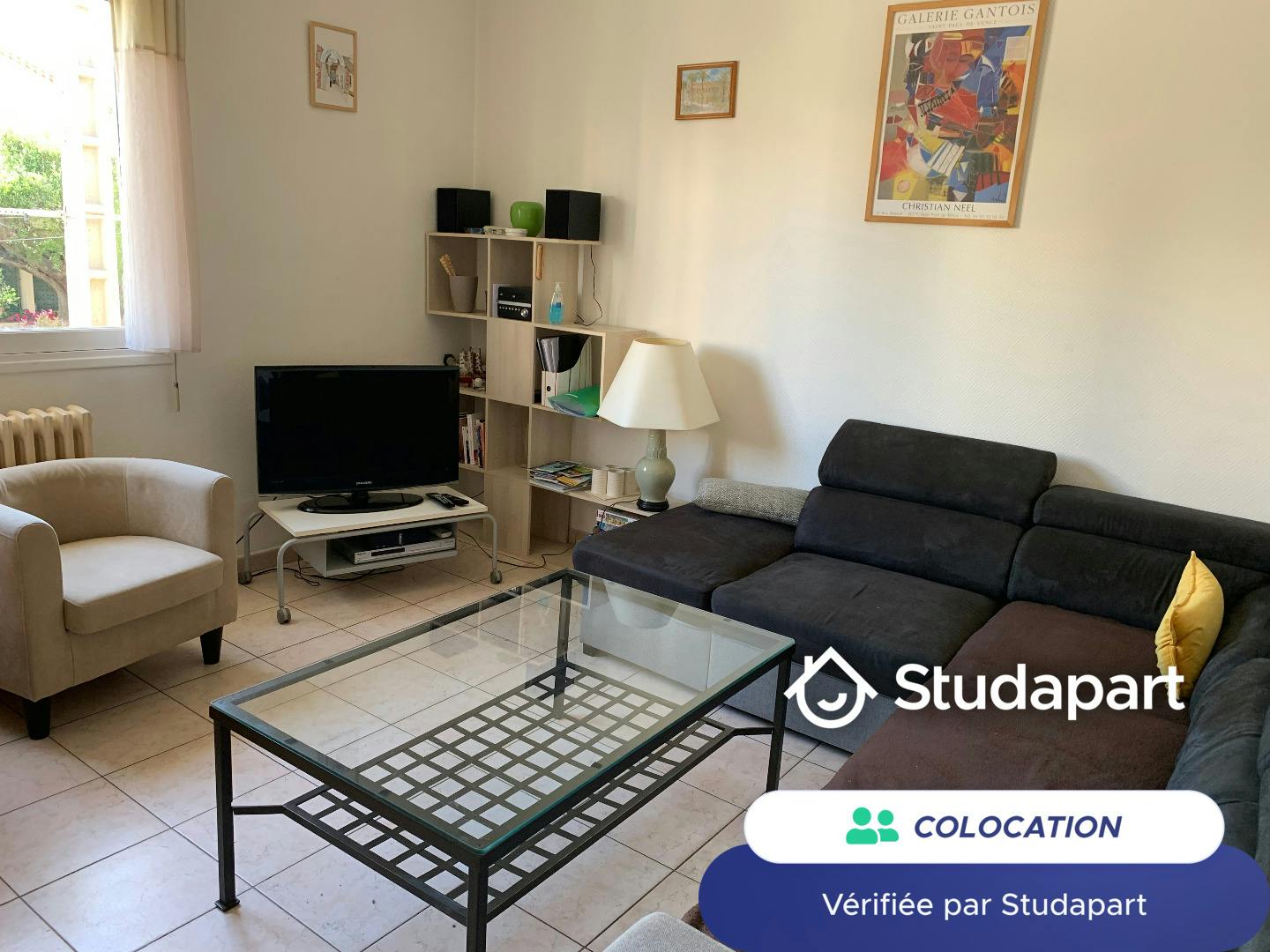 Cameră privată de închiriat pentru 610 EUR pe lună în Antibes, Boulevard des Nations