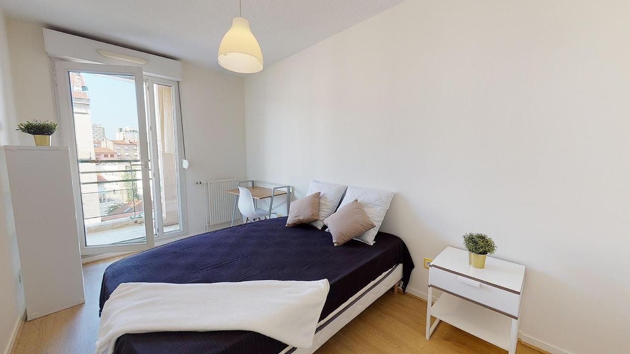 Stanza privata in affitto a 468 € al mese a Villeurbanne, Cours Tolstoï