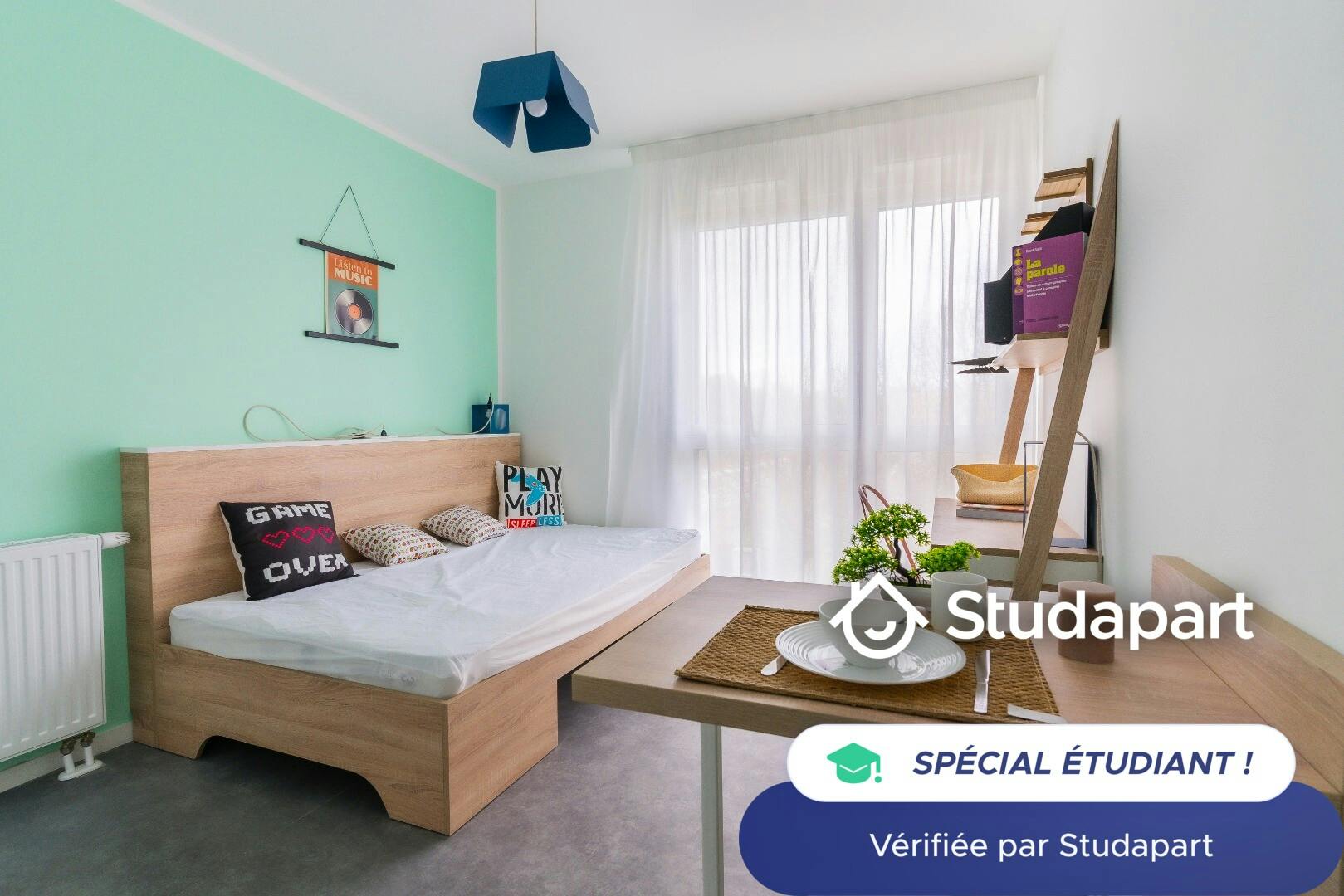 Privé kamer te huur voor € 630 per maand in Nantes, Rue Rose Dieng-Kuntz