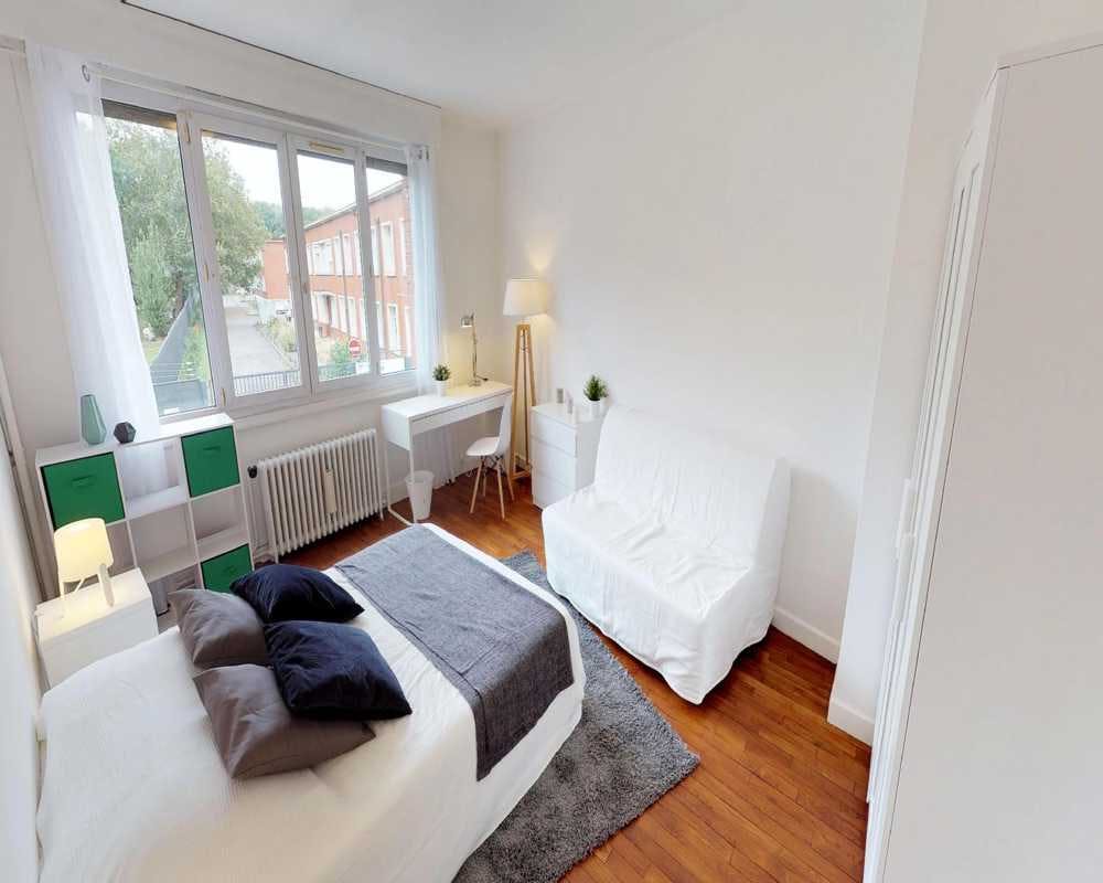 Quarto privado para alugar por € 440 por mês em Lille, Rue de la Porte d'Ypres
