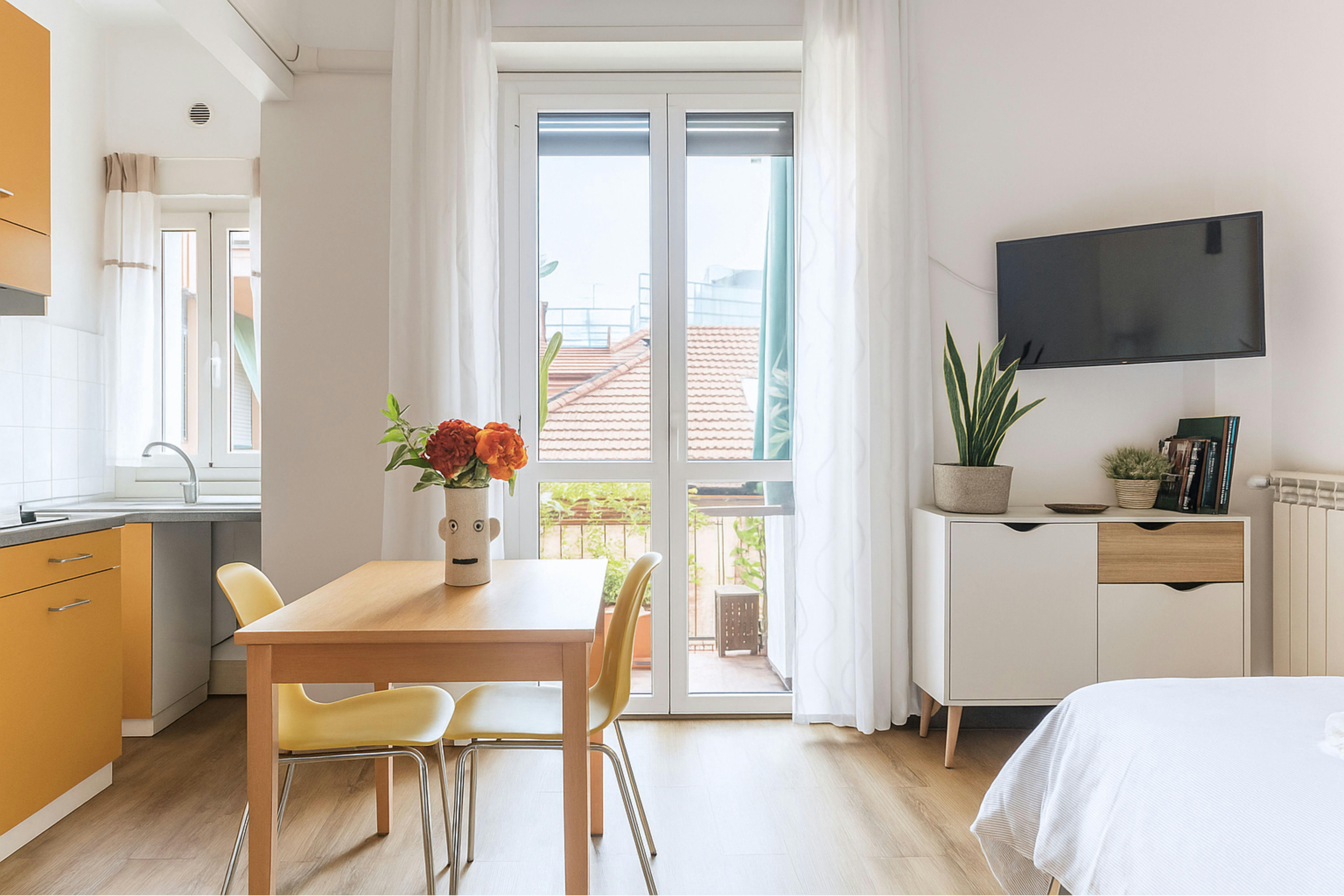 公寓 正在以 €1,200 的月租出租，其位于 Milan, Via Ambrogio da Fossano Bergognone