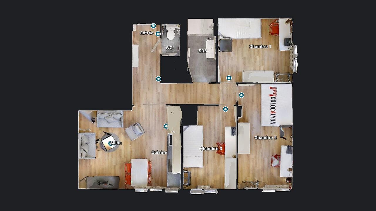 Single room Lyon, 1 bed, 9m² — photo 6