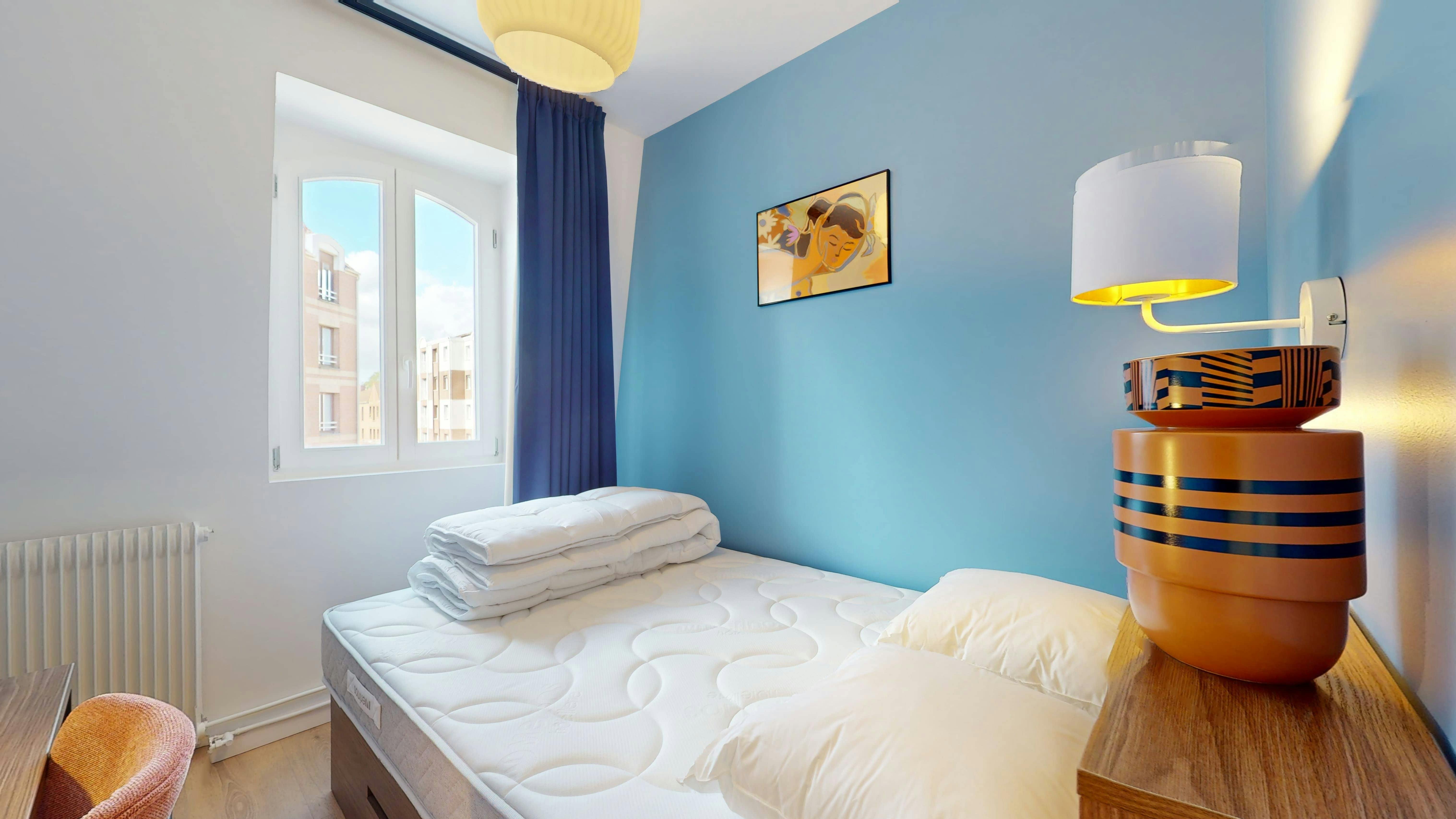 Single room Lille, 1 bed, 13m² — photo 286