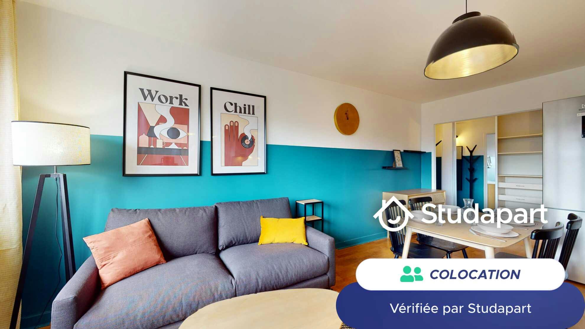 Private room for rent for €947 per month in Clichy, Rue des Cailloux