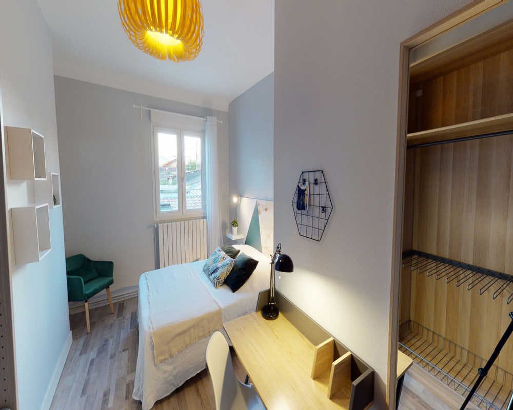 私人房间 正在以 €485 的月租出租，其位于 Bordeaux, Rue Lafontaine