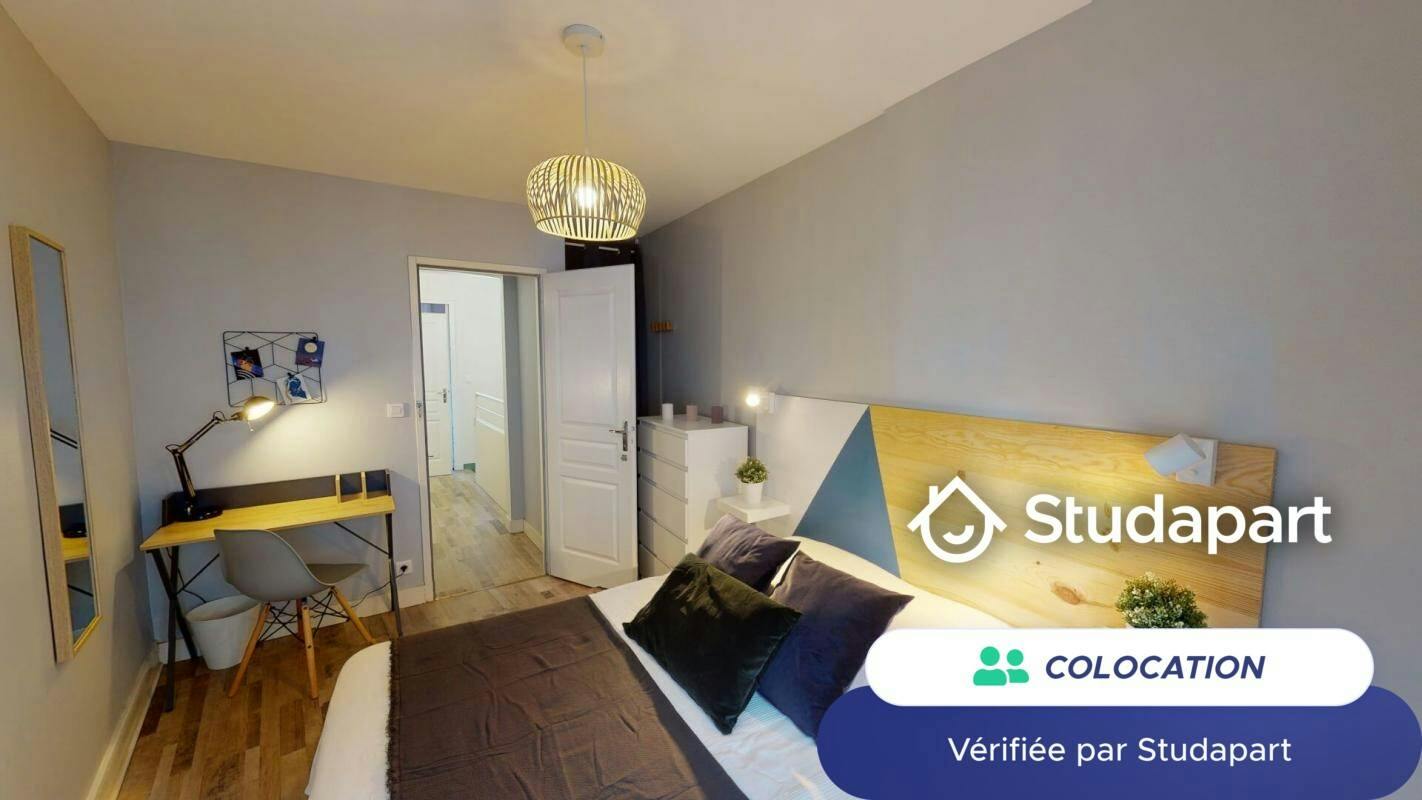 Private room for rent on Rue Lafontaine, Bordeaux - Vue 3