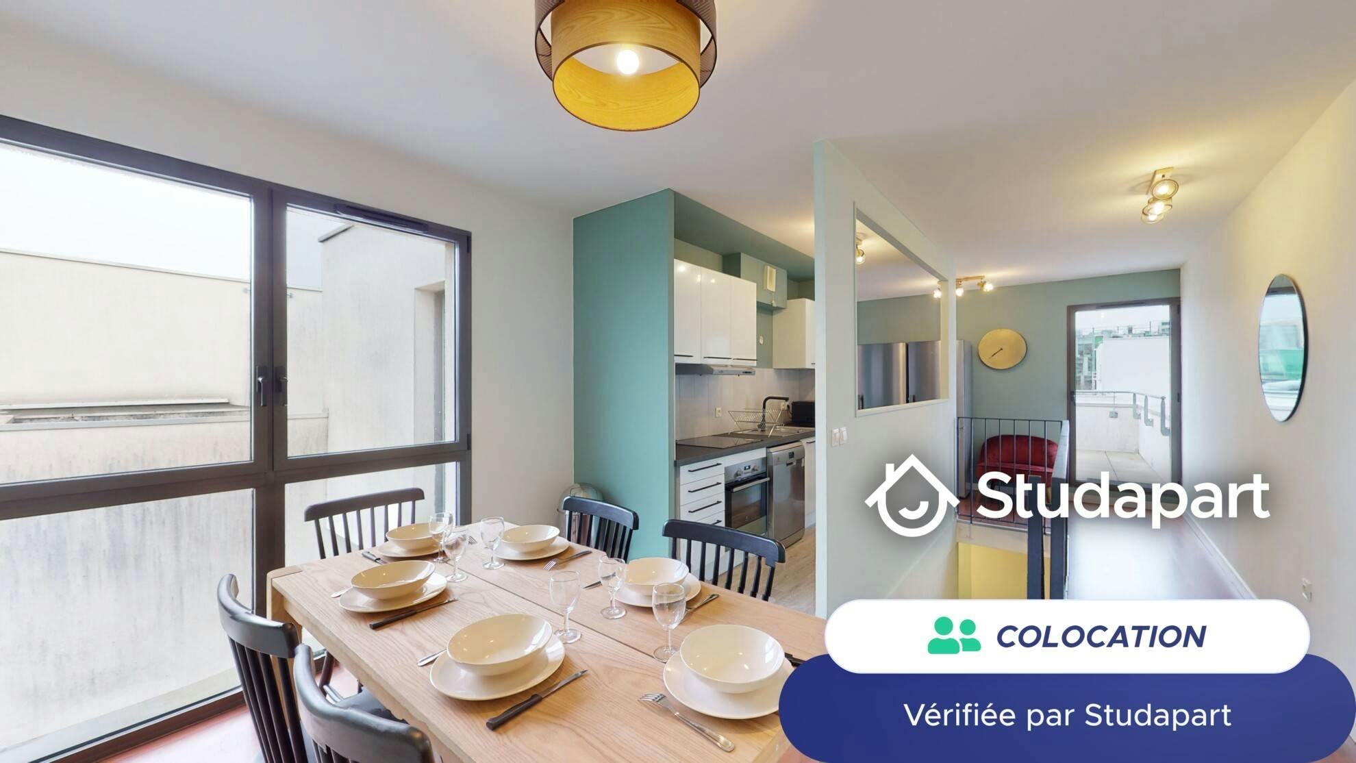 Private room for rent on Allée George Sand, Lille - Vue 3