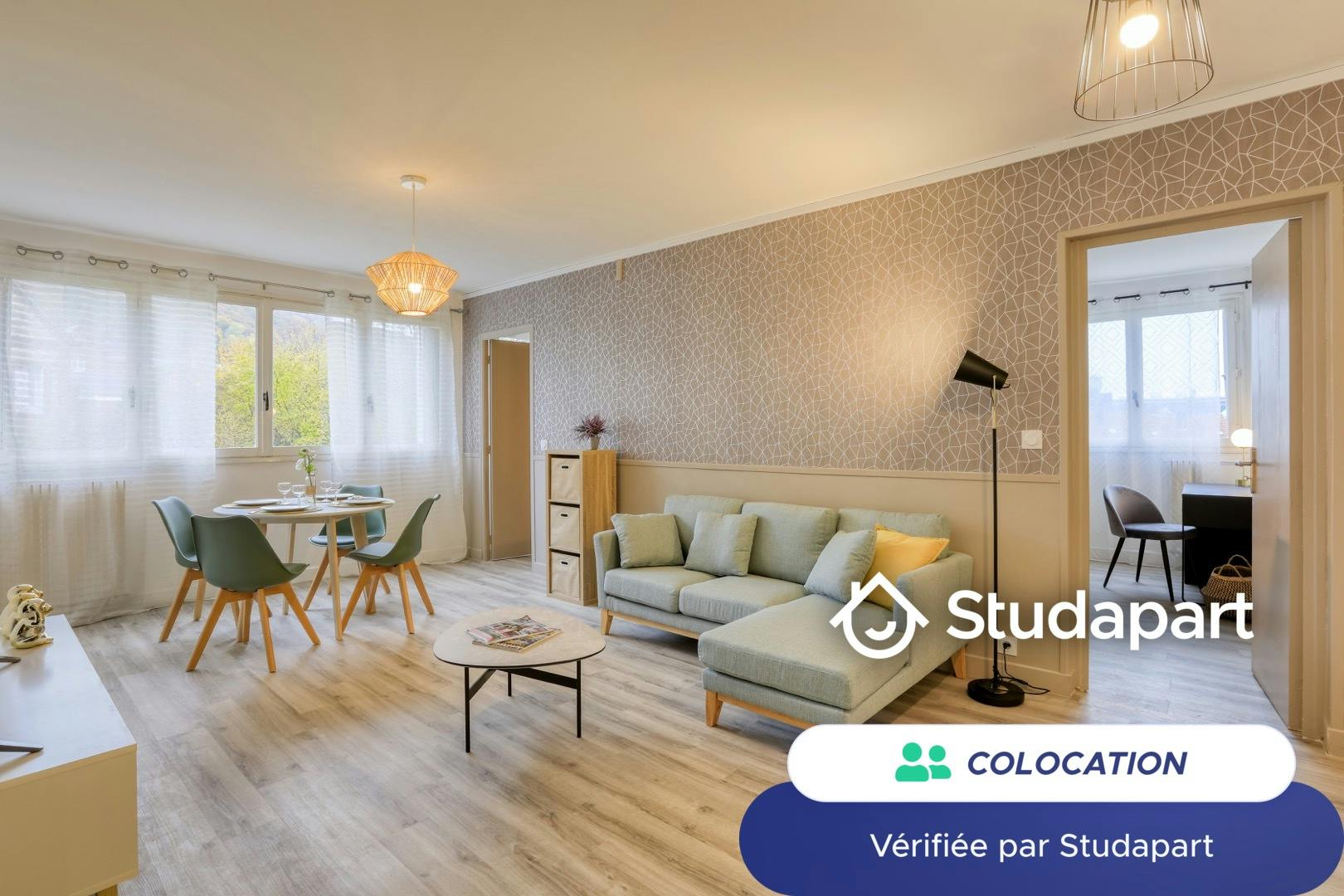 Privé kamer te huur voor € 390 per maand in Déville-lès-Rouen, Avenue Fauquet